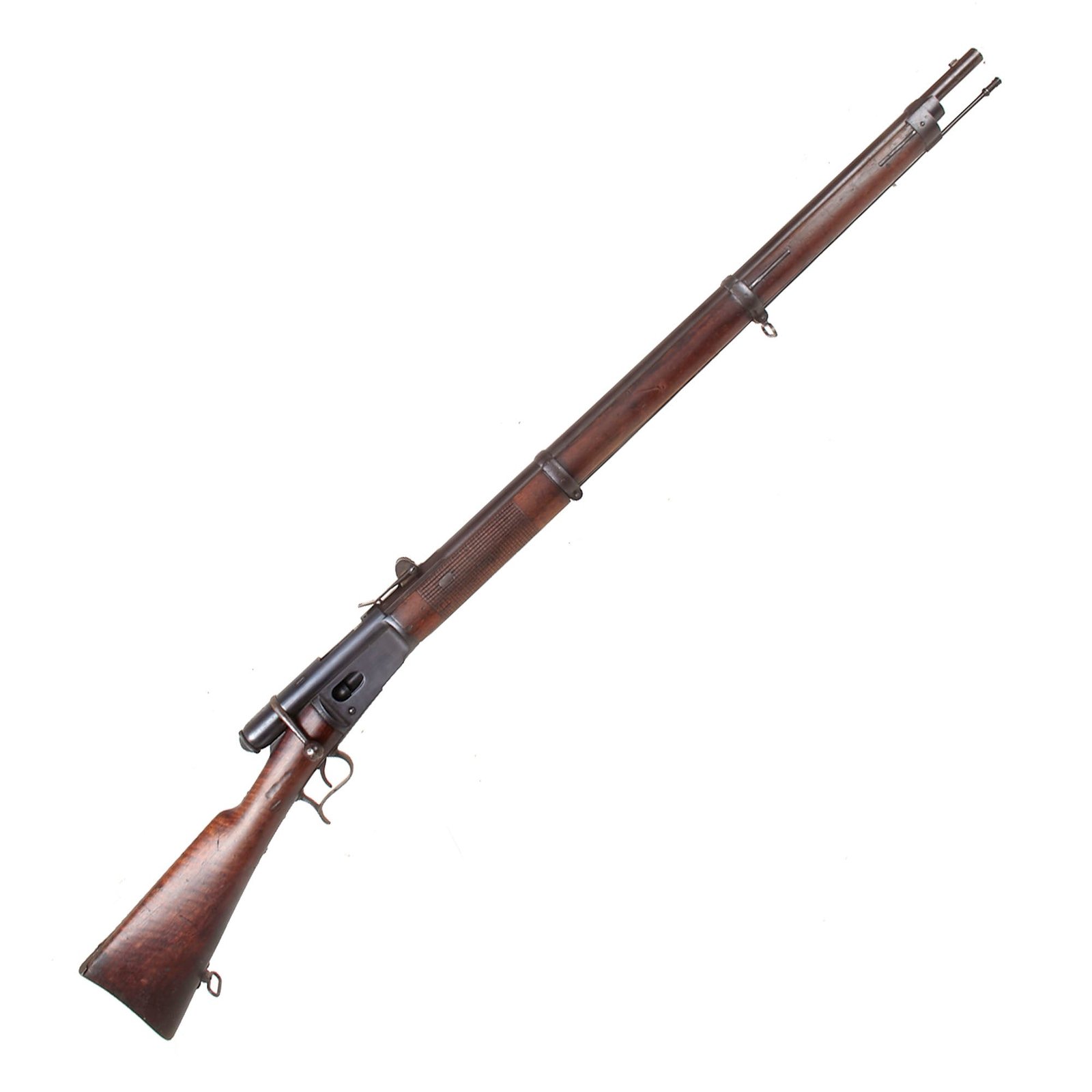 Buy Original Swiss Vetterli Repetiergewehr M1871 Magazine Rifle by Waffenfabrik Bern Serial 129281 with Figured Butt Stock - 10.4×38mm | Original Firearms Antique For Sale