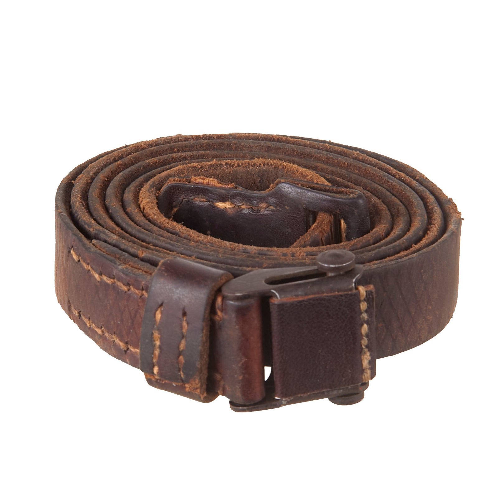 Buy Original German WWII Karabiner 98 kurz K98k Leather Sling with Frog and Keeper - Kar98k | Original Firearms Antique For Sale