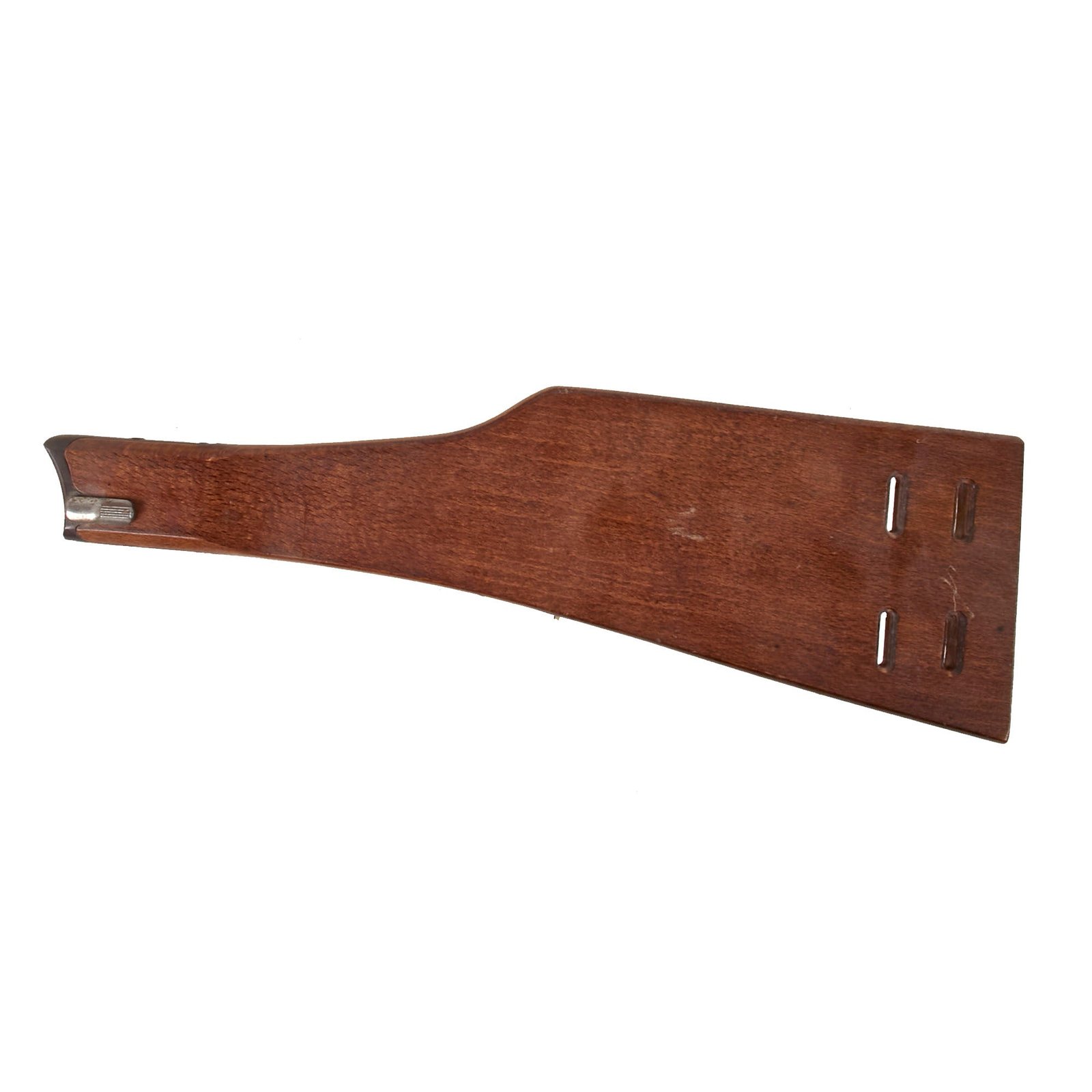 Buy German WWI Early Reproduction Artillery Luger Wood Stock with Attaching Iron - Lange Pistole 08 | Original Firearms Antique For Sale