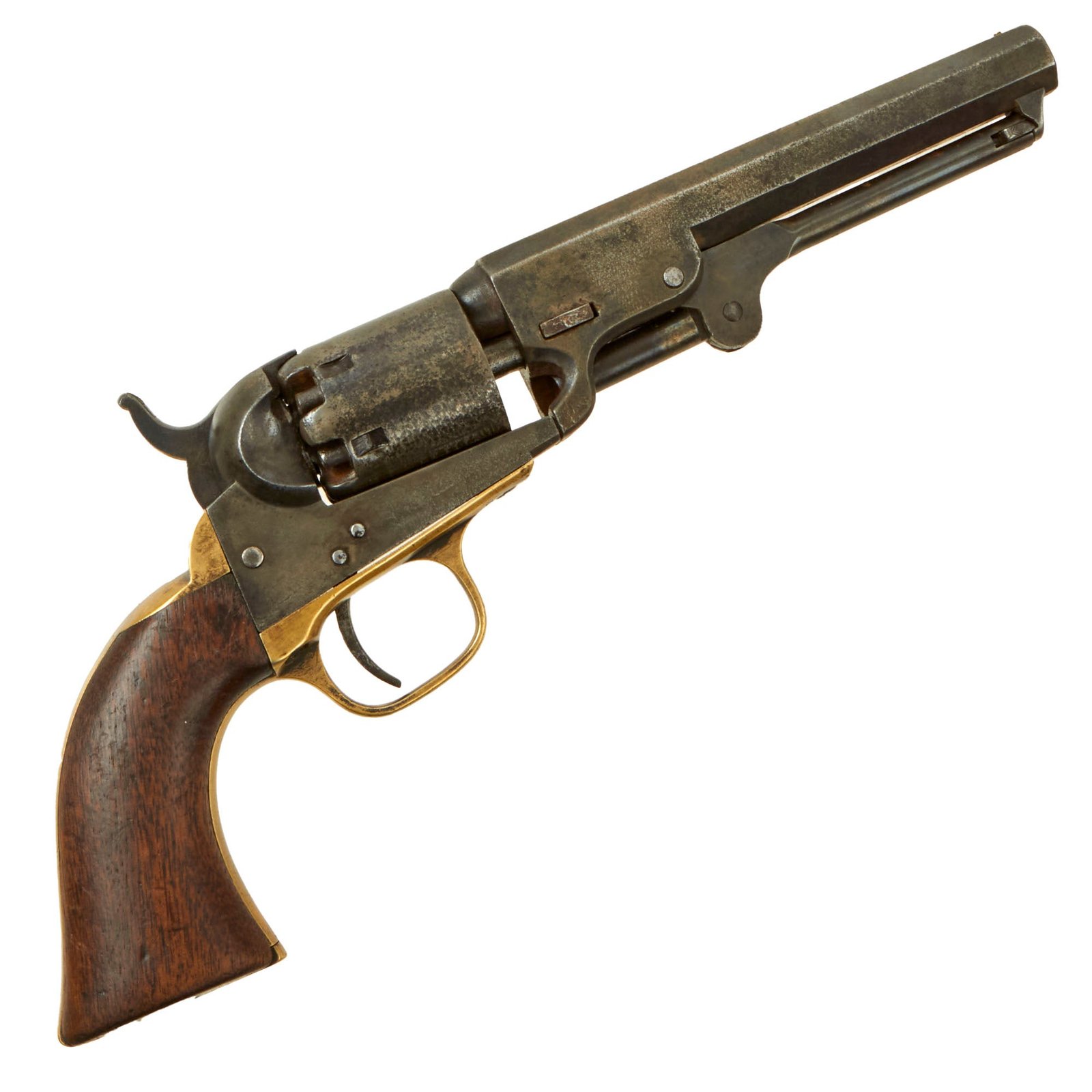 Buy Original U.S. Civil War Colt M1849 Pocket Percussion Revolver Made in 1864 with 5 Inch Barrel - Serial 267922 | Original Firearms Antique For Sale