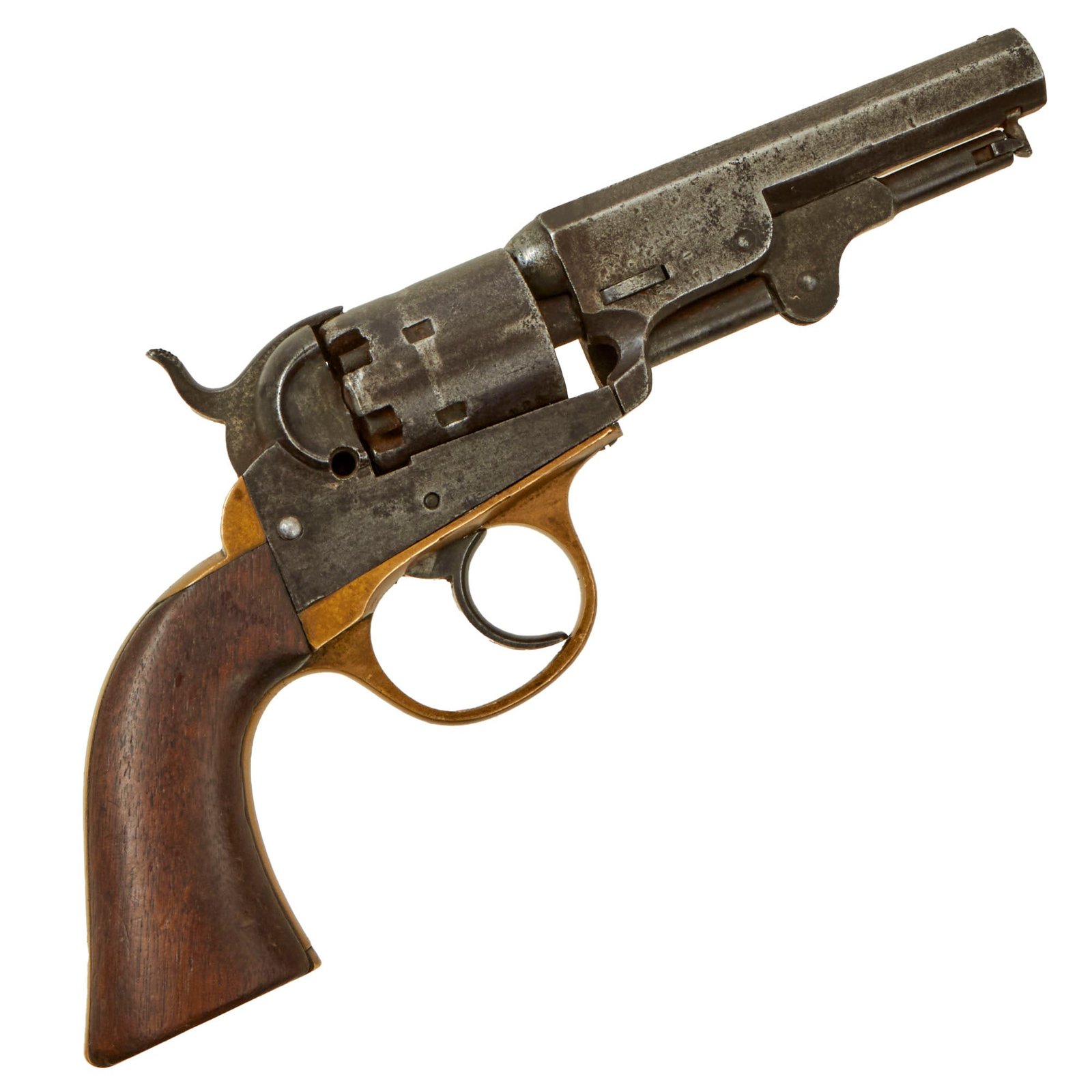 Buy Original U.S. Civil War Era Cooper Firearms Mfg. Co. Double Action .31cal Pocket Percussion Revolver with 4" Barrel - Matching Serial 400 | Original Firearms Antique For Sale
