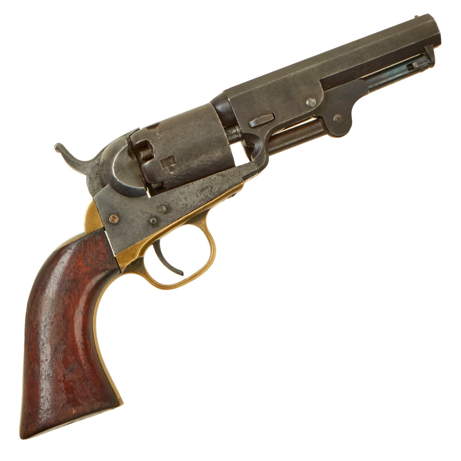 Buy Original U.S. Civil War Era Colt M1849 .31cal Pocket Percussion Revolver with 4" Barrel Made in 1856 - Matching Serial 123316 | Original Firearms Antique For Sale