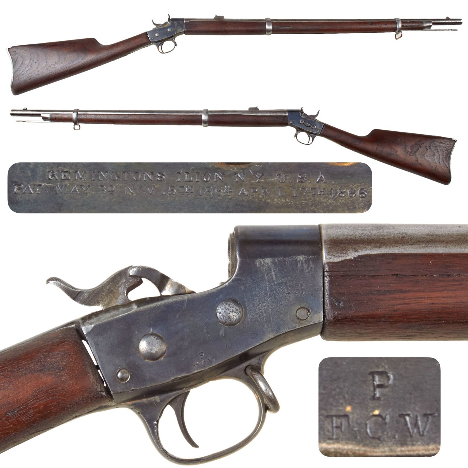 Original U.S. Remington Rolling Block .50cal M1869 Small Frame Cadet Training Rifle