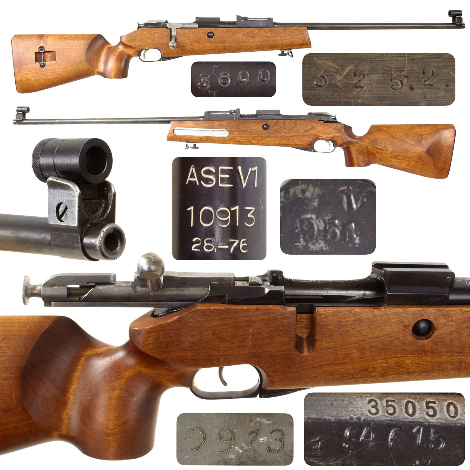 Original Finnish M/28-76 Mosin-Nagant Target and Marksman Rifle Serial 35050 with Sniper Scope Rail - Antique Tula Receiver Dated 1895