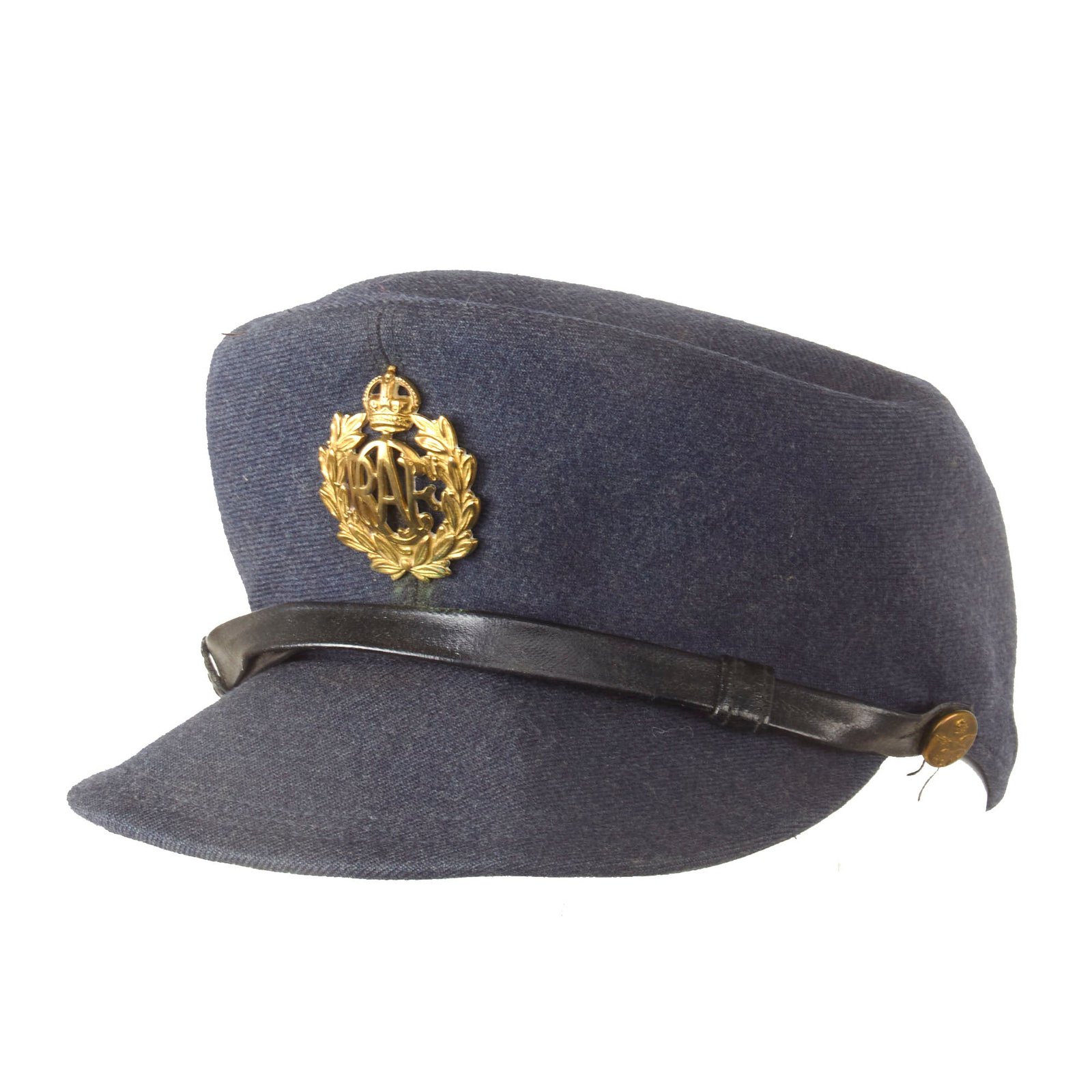 Buy Original Canadian WWII RCAF Royal Canadian Air Force Women's Auxiliary's Service Cap by Principal Hat & Cap of Montreal - Dated 1943 | Original Firearms Antique For Sale