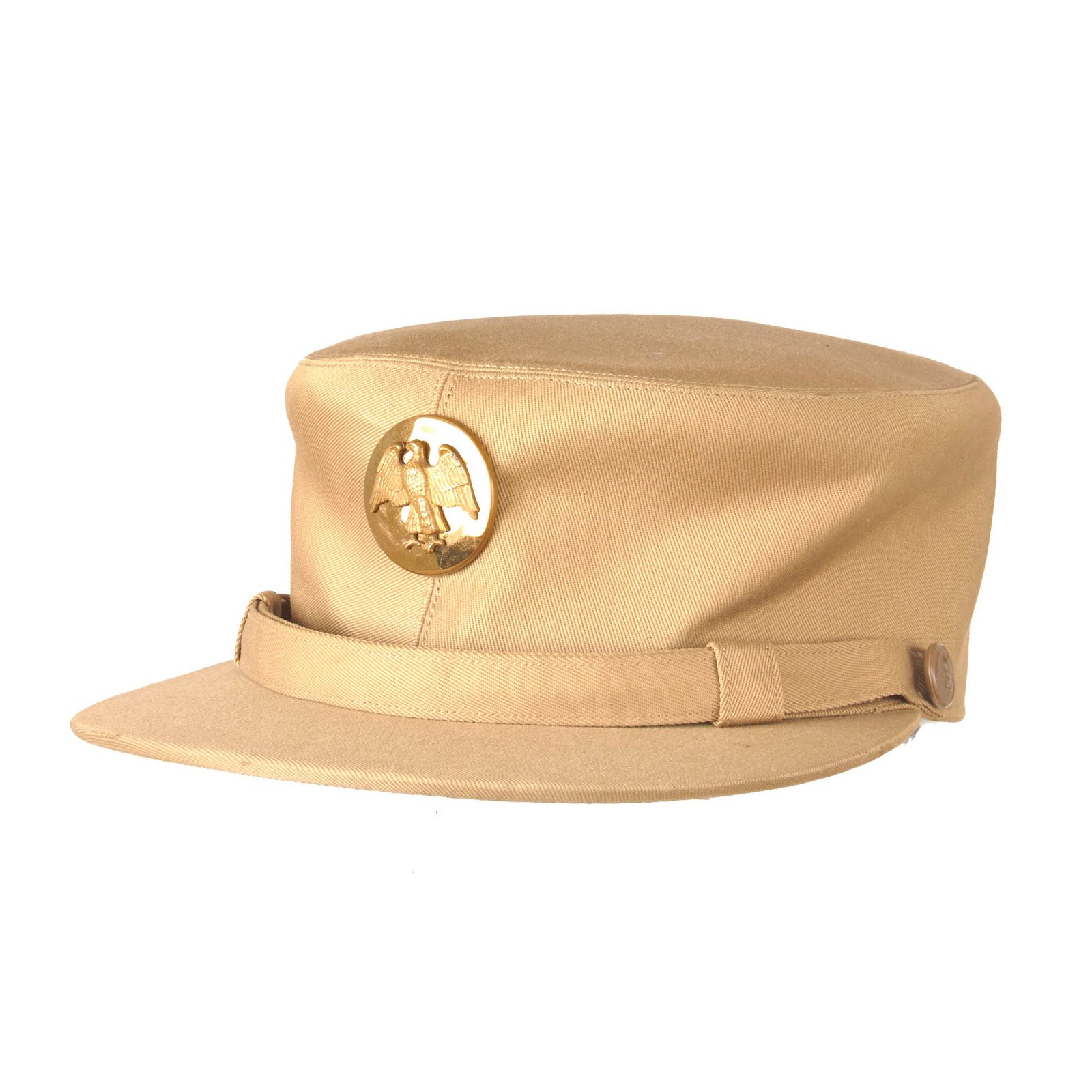 Buy Original U.S. WWII Early War “Summer Khaki” Women's Army Corps WAC Hobby Hat - Named Mae Whilden with Serial Number | Original Firearms Antique For Sale