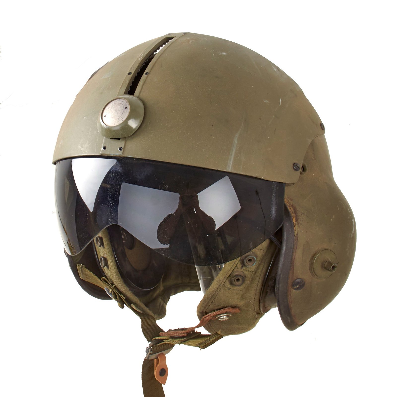 Original U.S. Vietnam War Era Astrocom Helicopter Pilot SPH-4 Helmet - Dated 1978 - Size Regular
