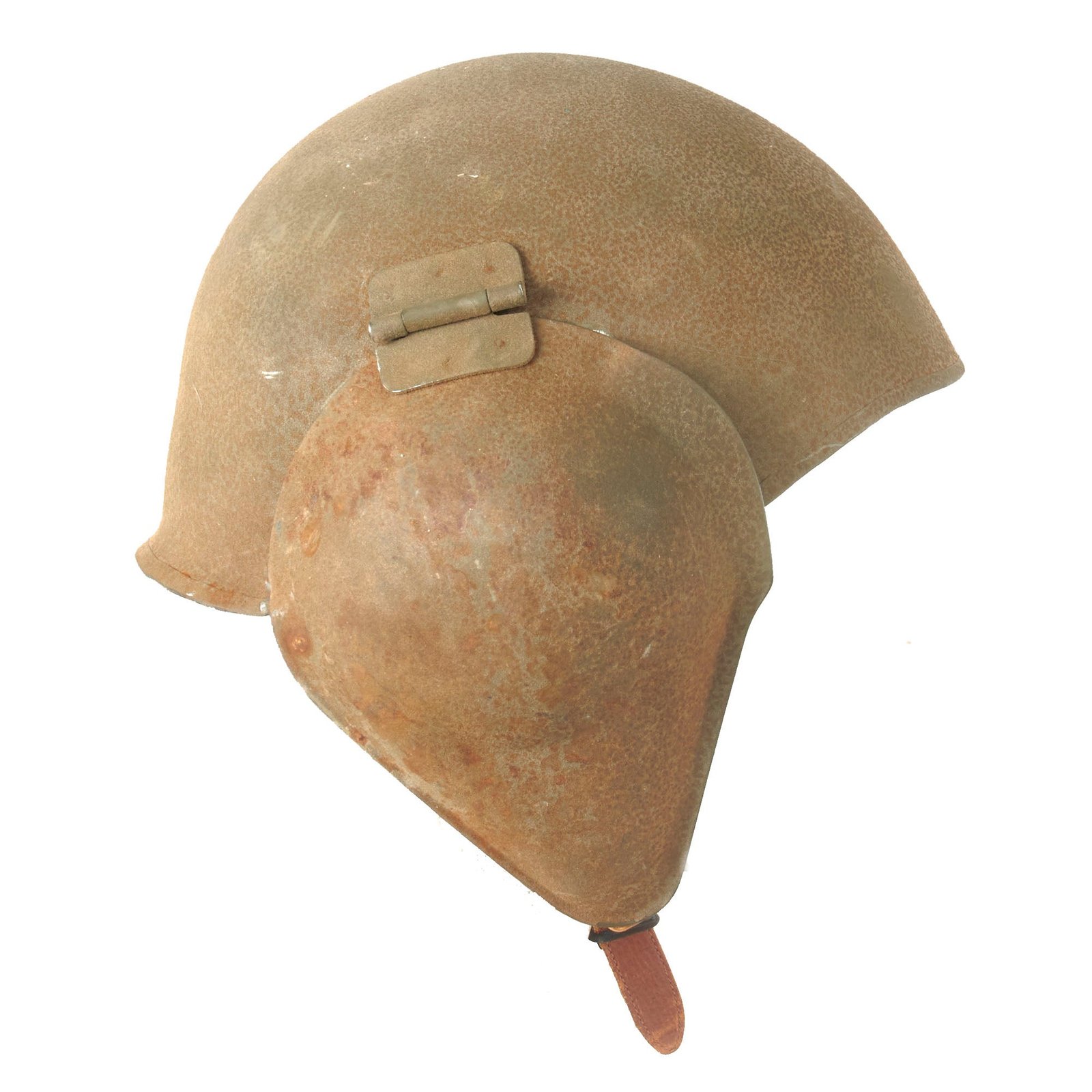 Buy Original U.S. WWII USAAF Bomber Crew M5 Steel FLAK Helmet with Liner and Chinstrap - Great Retained Flocking | Original Firearms Antique For Sale