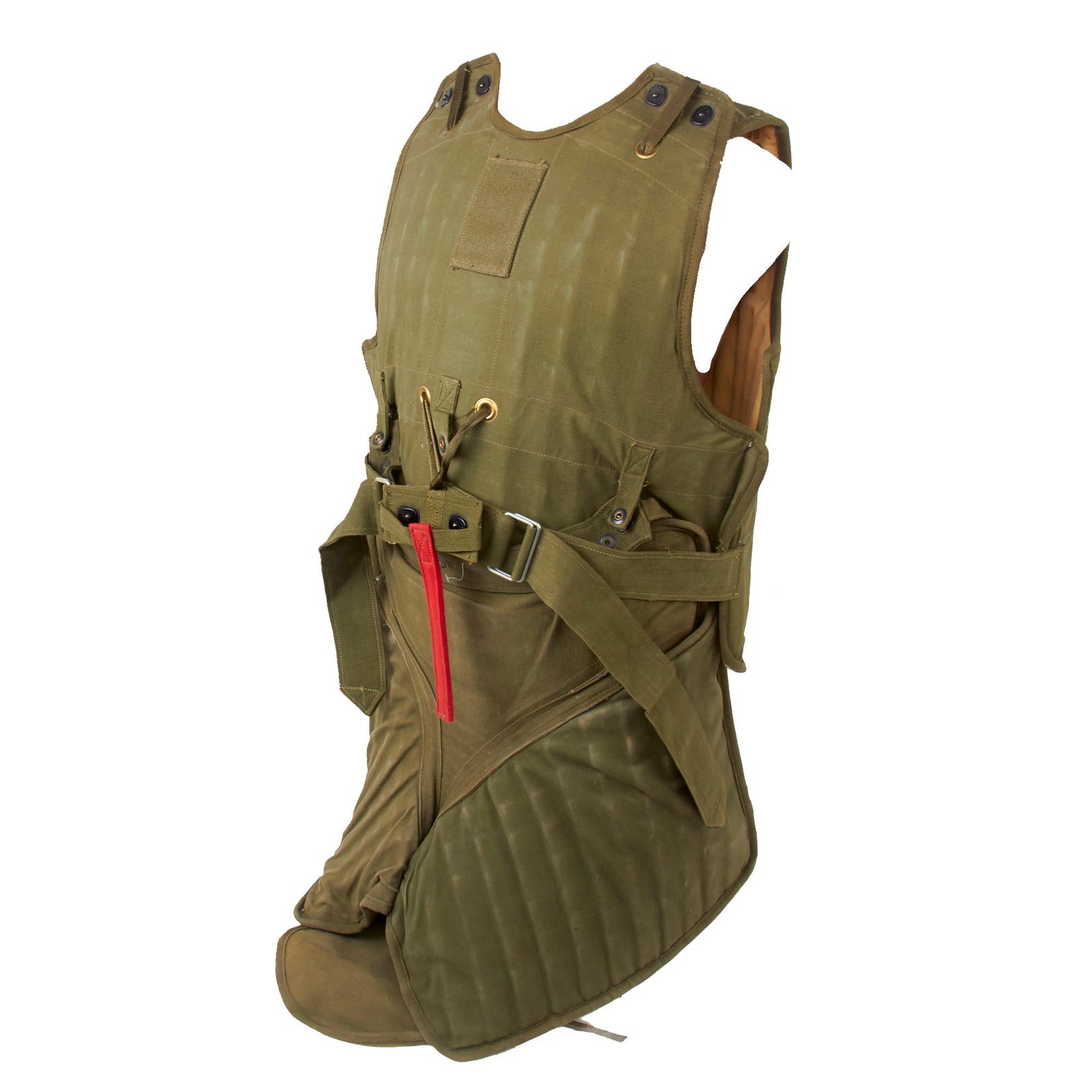 Buy Original U.S. WWII USAAF Complete M1 Flak Vest with M5 Leg & Groin Armor for Seated Personnel | Original Firearms Antique For Sale