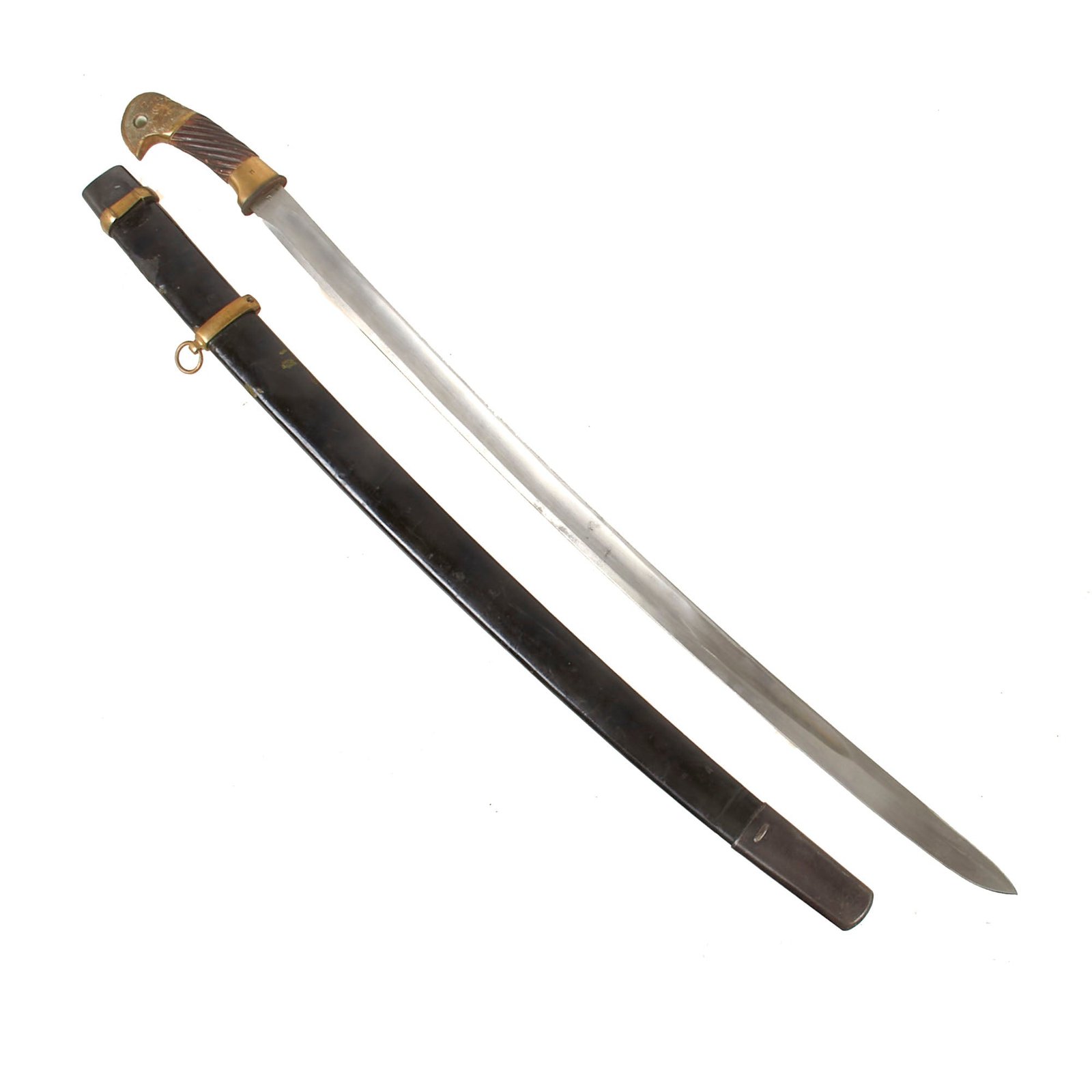 Buy Original Soviet WWII Cossack Shashka Saber by НМЗ with Scabbard - Dated 1945 & Marked CCCP | Original Firearms Antique For Sale