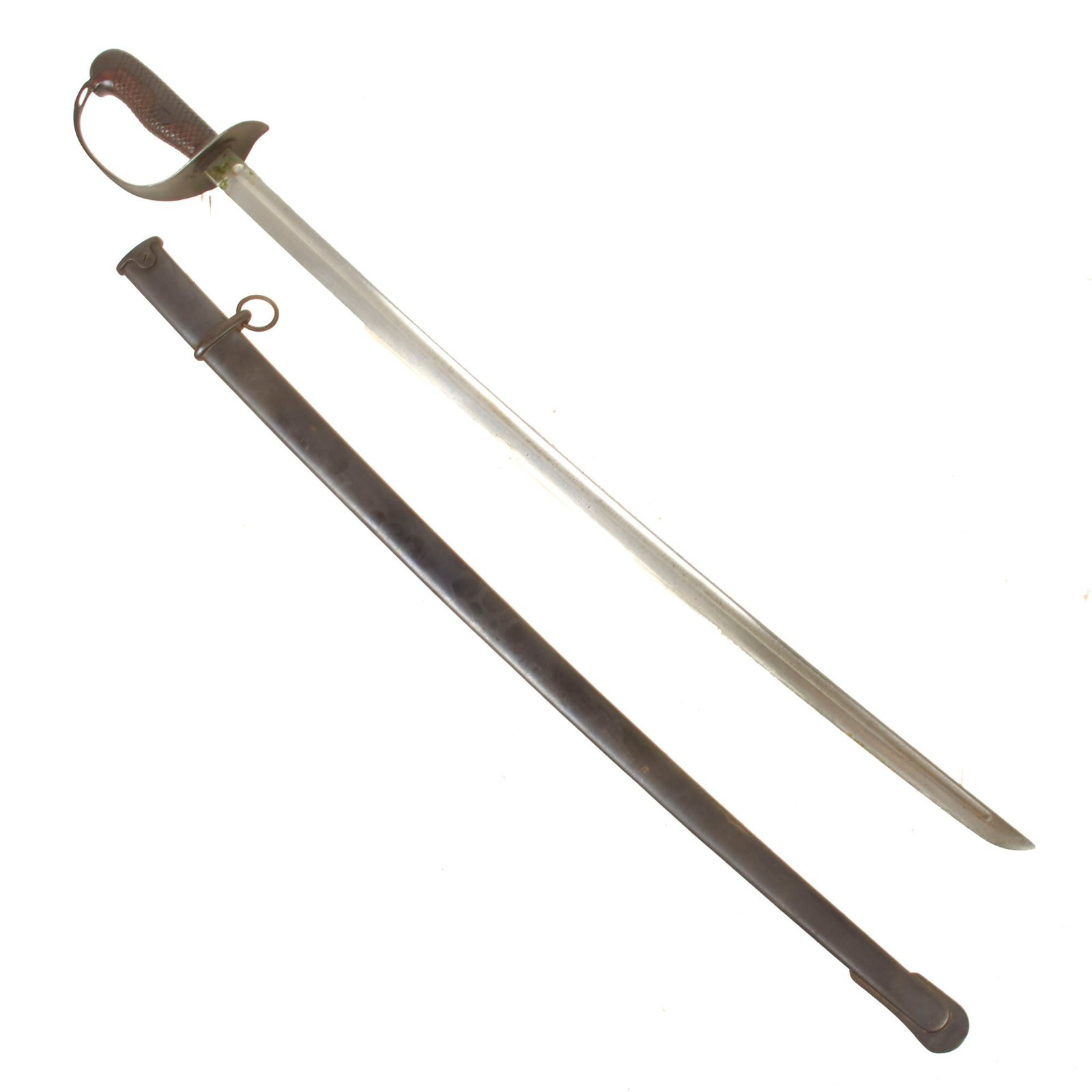 Buy Original Japanese WWII M1899 Type 32 "Ko" First Pattern Cavalry Saber with Matching Scabbard - Serial 76241 | Original Firearms Antique For Sale
