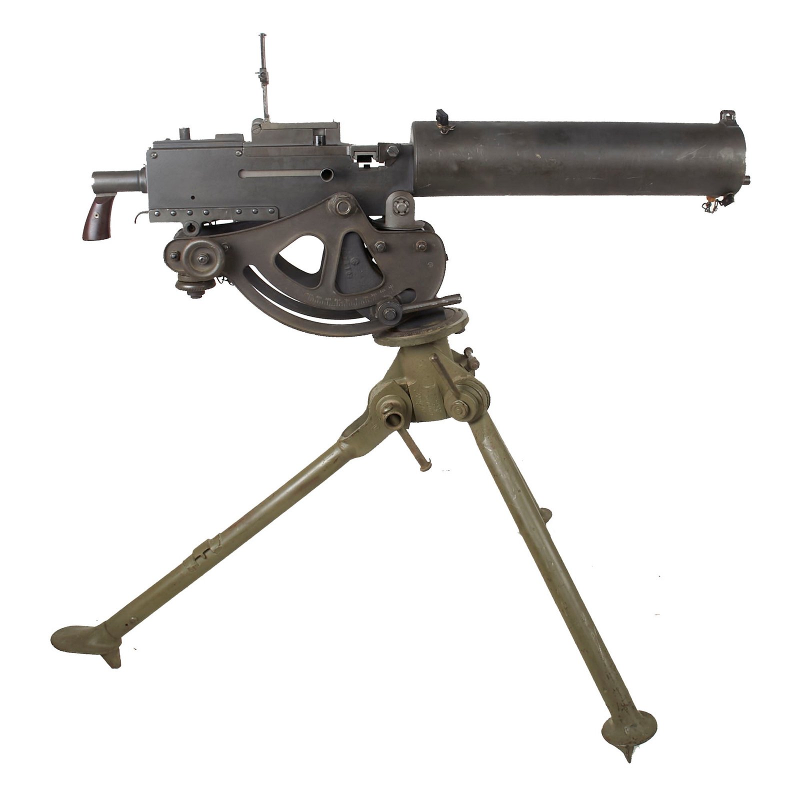 Buy Original U.S. WWII Browning M1917A1 Water Cooled Display Machine Gun with Correct M1917A1 Tripod | Original Firearms Antique For Sale