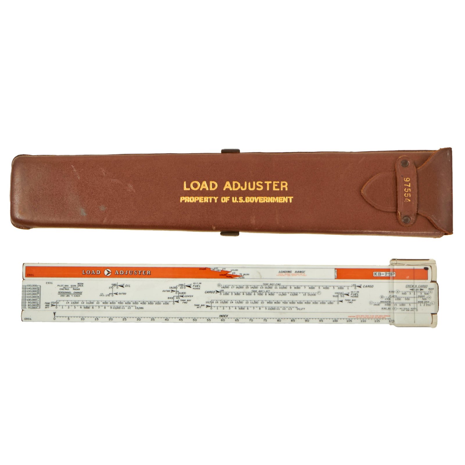Buy Original WWII U.S. CG-4A WACO Glider Load Adjuster with Leather Case & Hanger | Original Firearms Antique For Sale