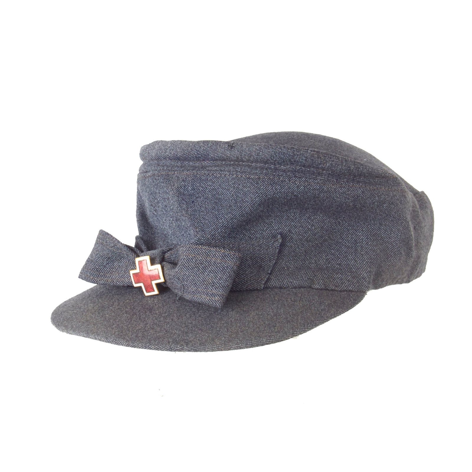 Buy Original U.S. WWII American Red Cross Female Hat with Enamel Pin | Original Firearms Antique For Sale