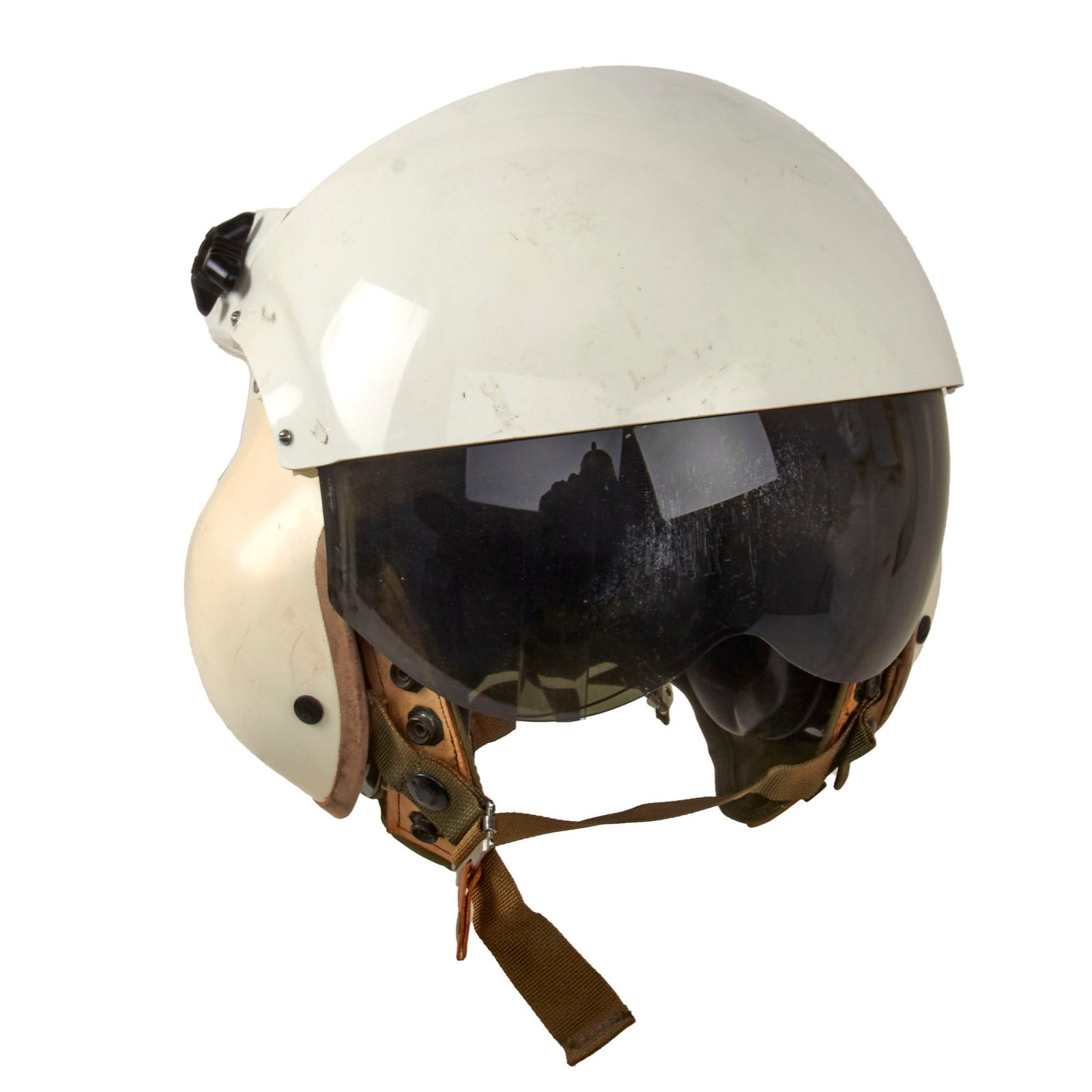 Original U.S. Cold War Era Gentex HGU-39/P Dual Visor Flight Helmet - Dated 1978