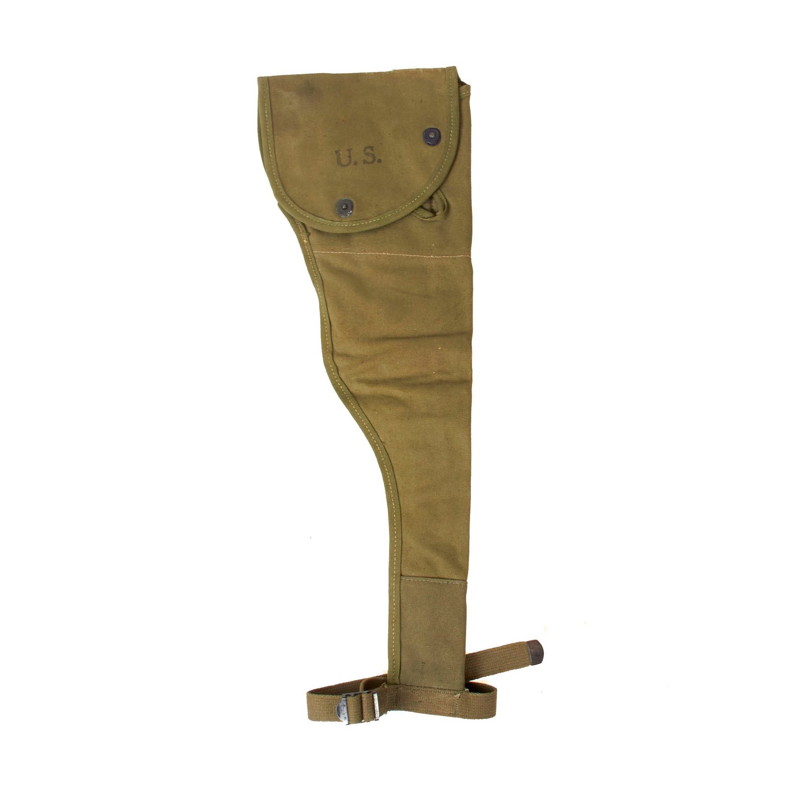 Original U.S. WWII M1A1 Carbine Canvas Paratrooper Jump Case Scabbard by Carter Bros. Inc. - Dated 1944
