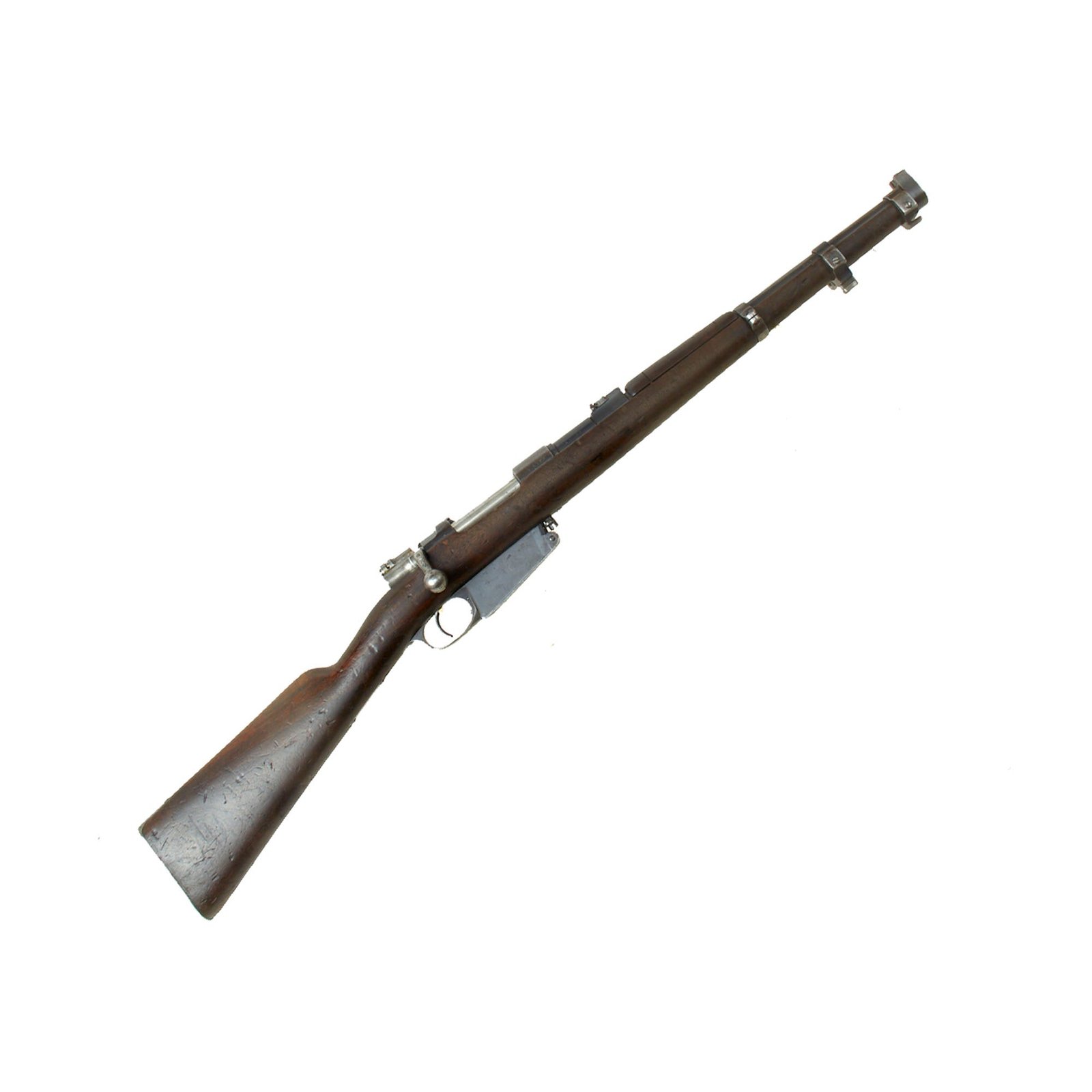 Buy Original Rare M1891 Argentine Mauser Engineer Carbine by Ludwig Loewe Berlin Serial A 6103 with Intact Crest - made in 1895 | Original Firearms Antique For Sale