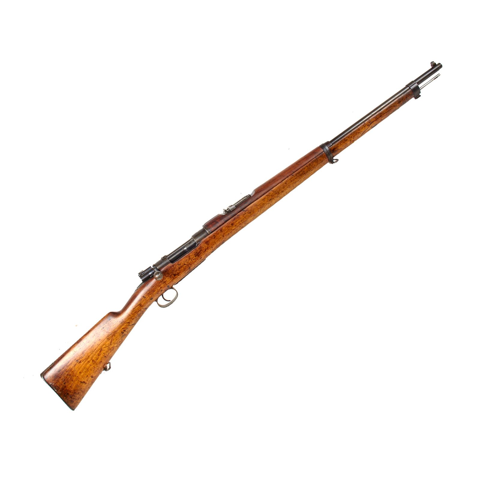 Buy Original Antique German Model 1895 Chilean Contract Mauser Rifle by D.W.M. Berlin Converted to 7.62 NATO - Serial K 5878 | Original Firearms Antique For Sale