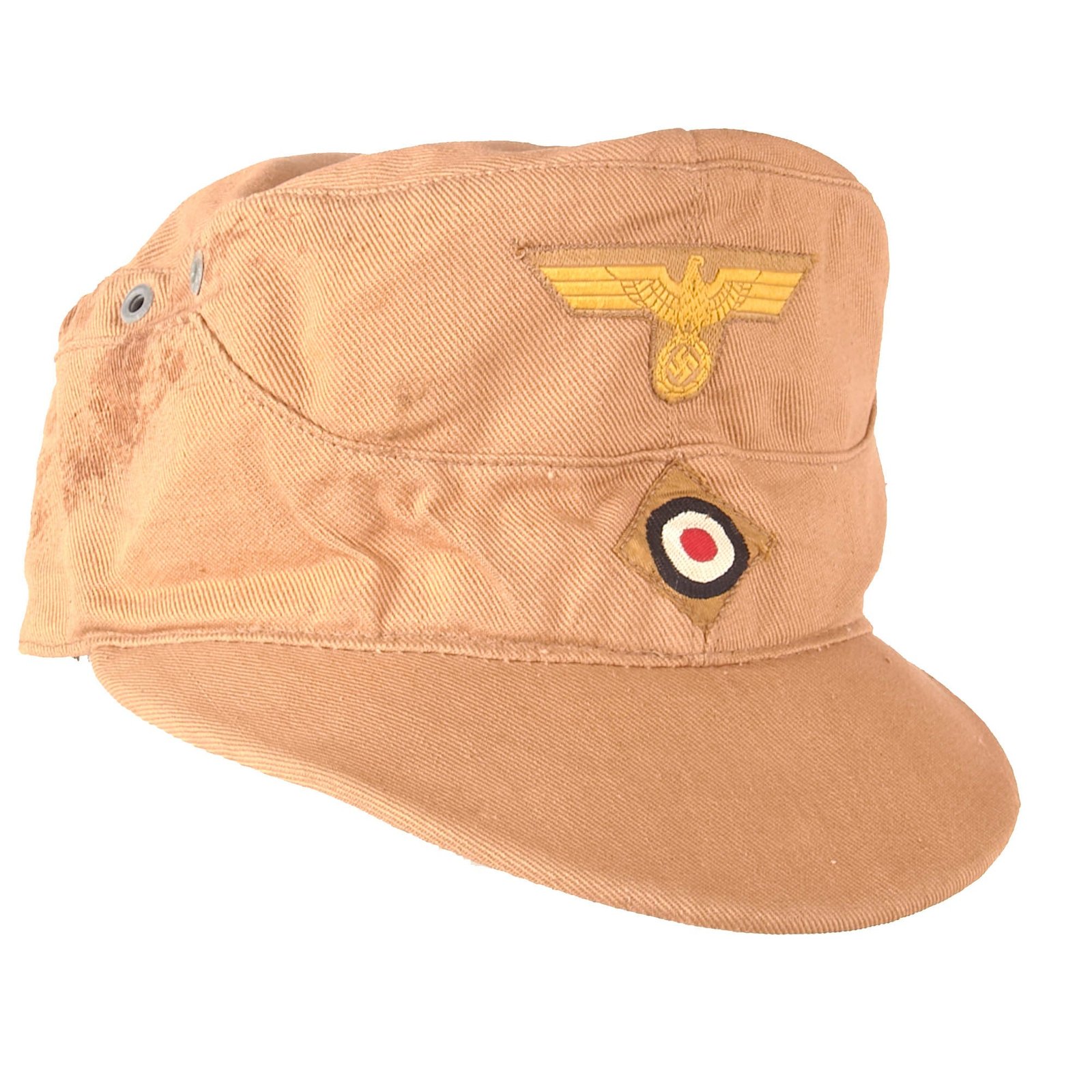 Buy Original German WWII Rare Kriegsmarine Navy Deutsches Afrika Korps DAK M41 Field Cap - Size 57 1/2 | Original Firearms Antique For Sale