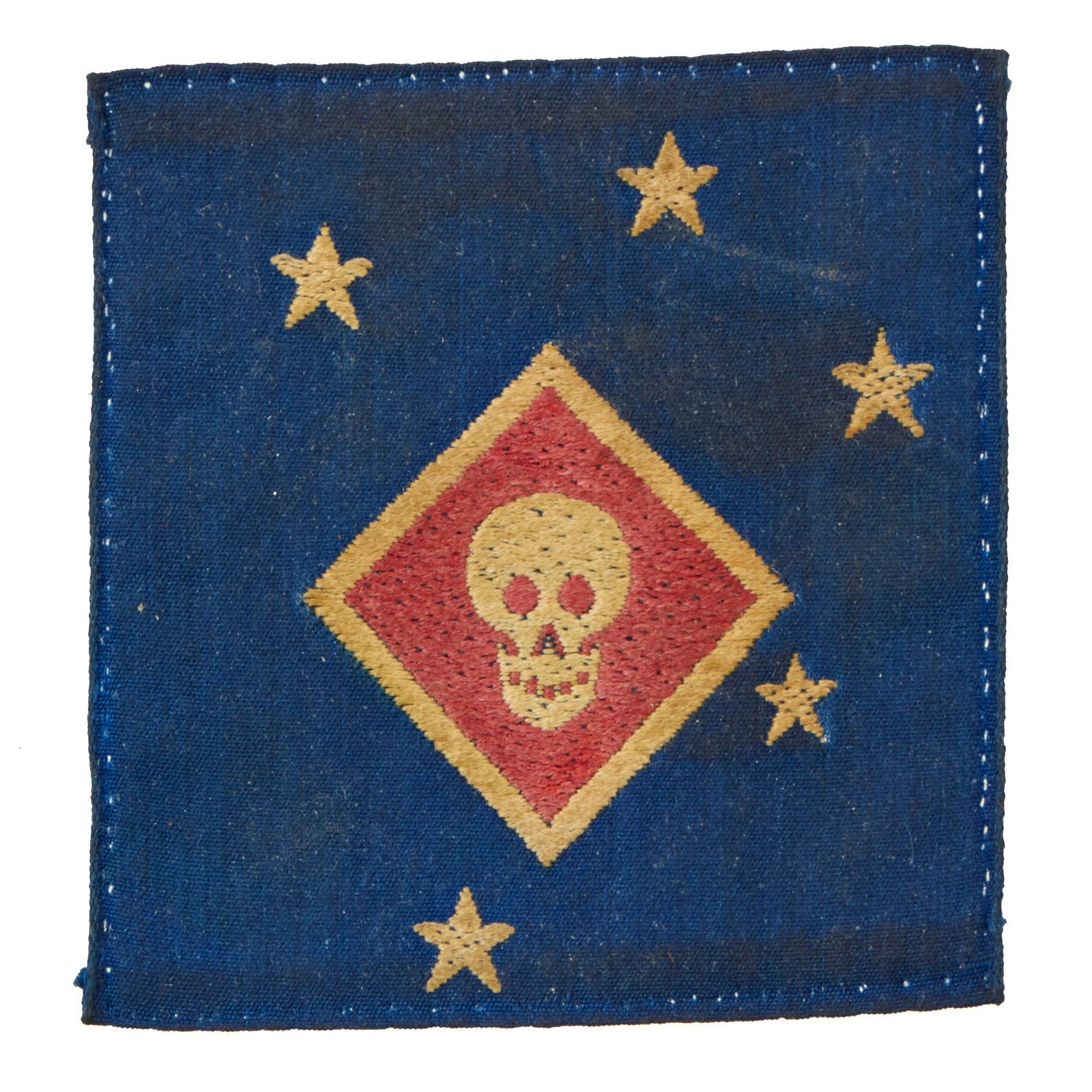 Buy Original U.S. WWII USMC Raider Australian-Made Bevo-Woven Square Shoulder Patch | Original Firearms Antique For Sale