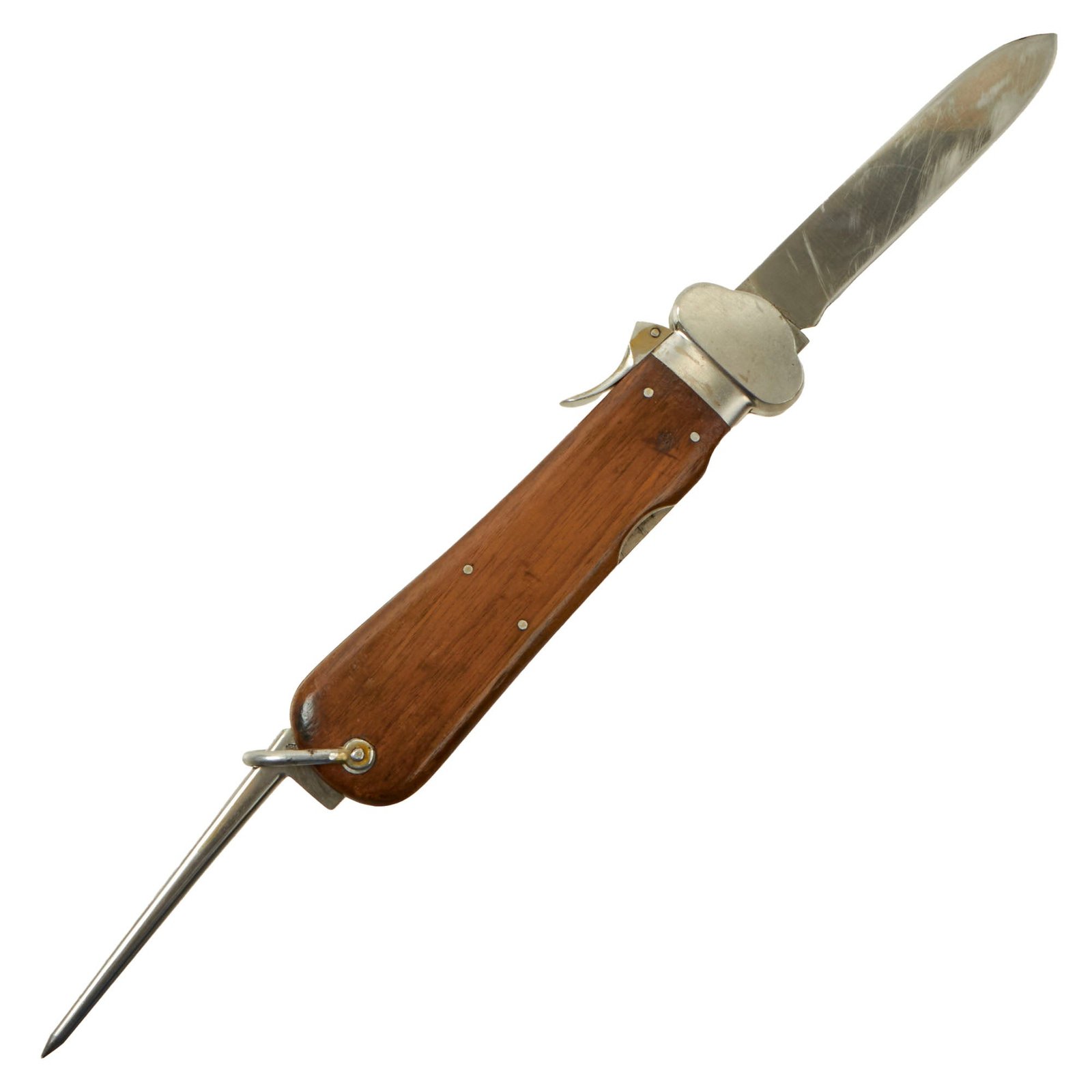 Buy Original German WWII Luftwaffe Gravity Knife by Solinger Metallwaren Fabrik with Waffen Proof - SMF | Original Firearms Antique For Sale