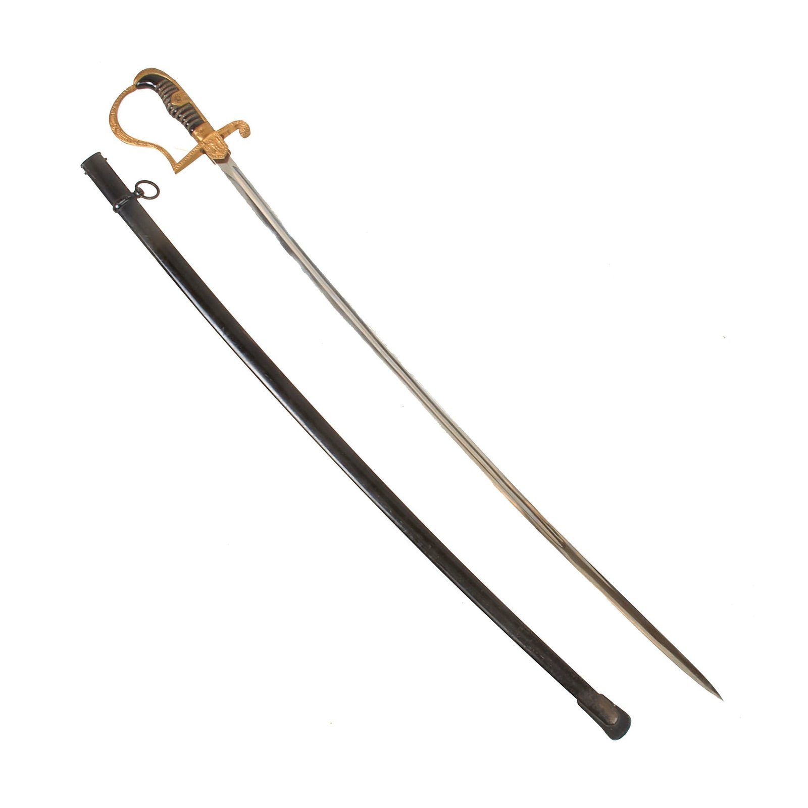 Buy Original Rare German WWII Field Marshal Derfflinger Pattern Dove Head Army Officer Sword by Carl Eickhorn with Scabbard | Original Firearms Antique For Sale