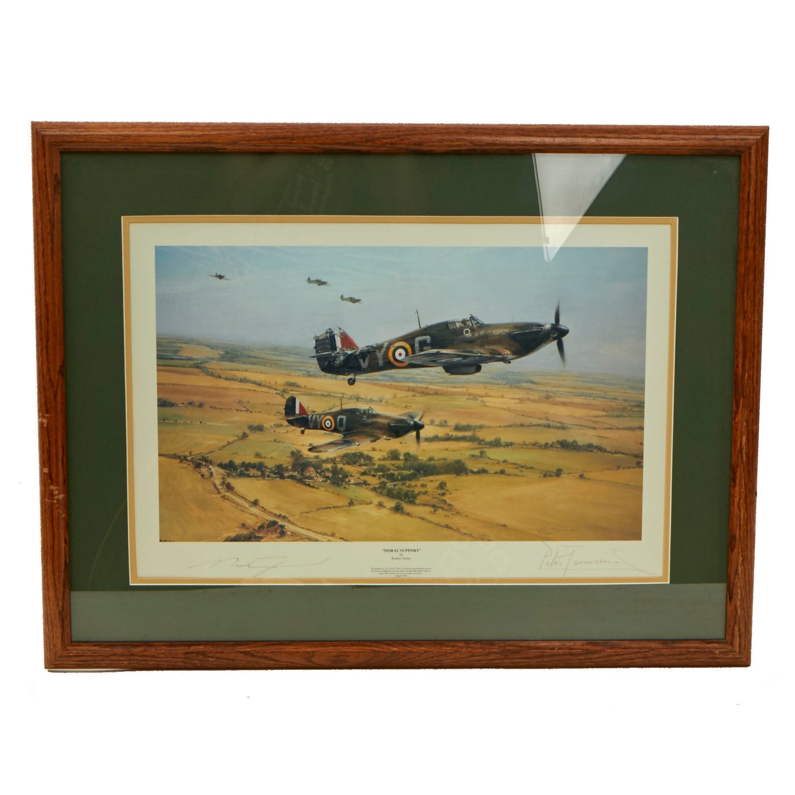 Buy Original Signed Limited Edition Print: Framed “Angels Three Zero” by Robert Taylor Signed by Peter Townsend CVO DSO DFC - 22½ x 29¾” | Original Firearms Antique For Sale