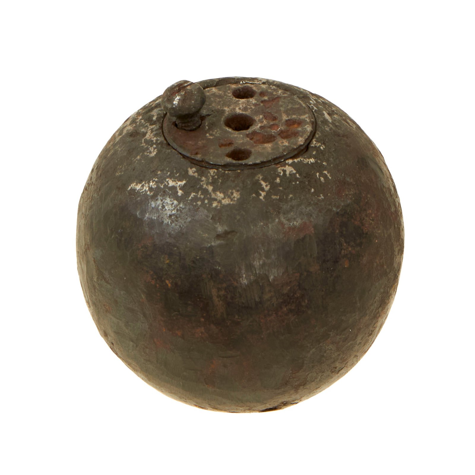 Buy Original British WWII No. 15 “Cricket Ball” Grenade with Fuze - Inert | Original Firearms Antique For Sale