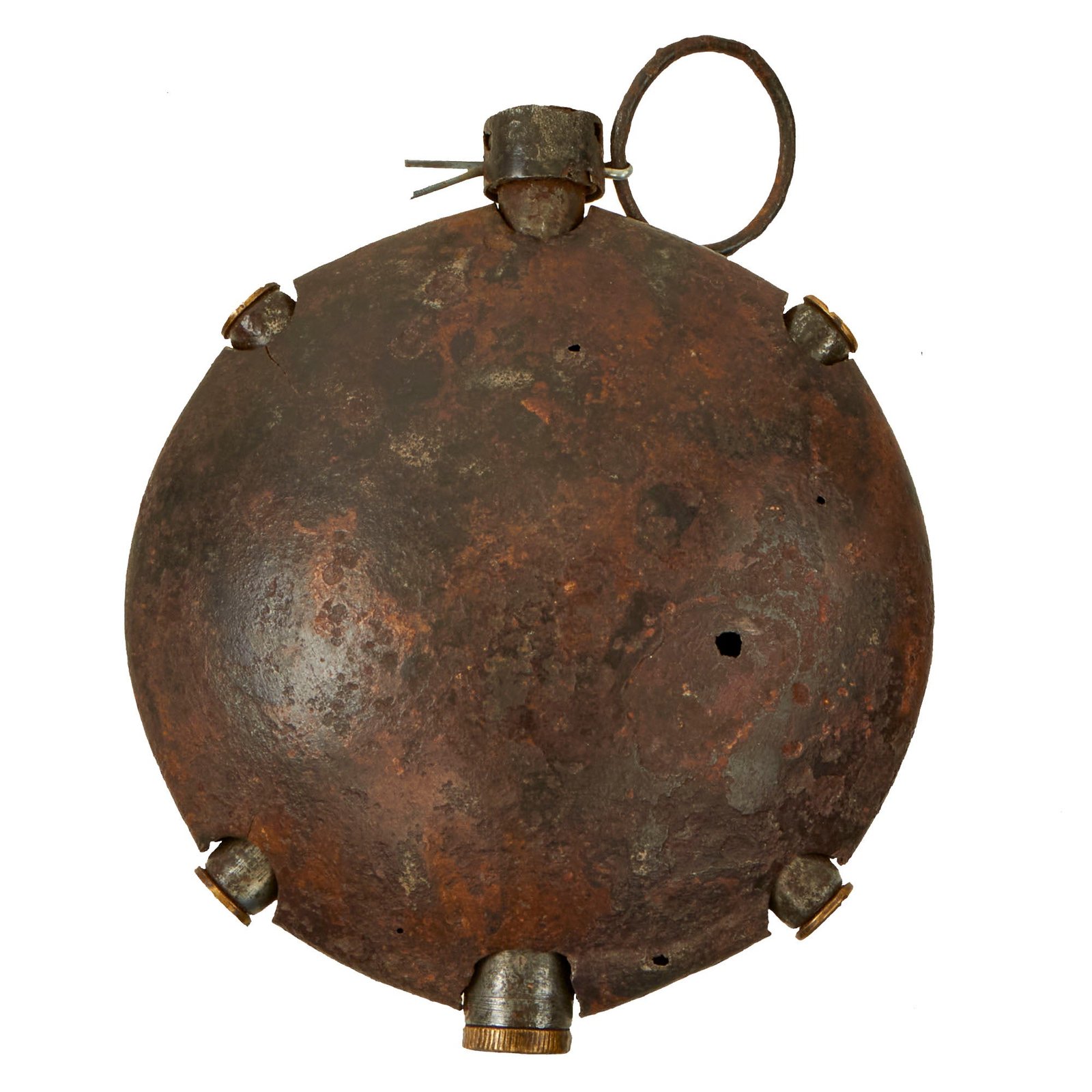 Buy Original German WWI Model 1915 Inert "Turtle" Offensive Discus Hand Grenade - Discushandgranate | Original Firearms Antique For Sale