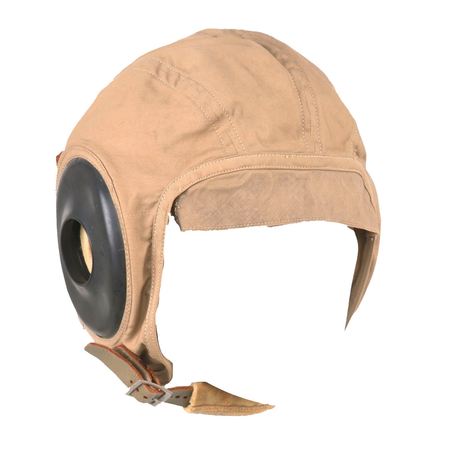 Buy Original U.S. WWII Army Air Force Aviator AN-6542 Summer Flight Helmet - Size Medium | Original Firearms Antique For Sale