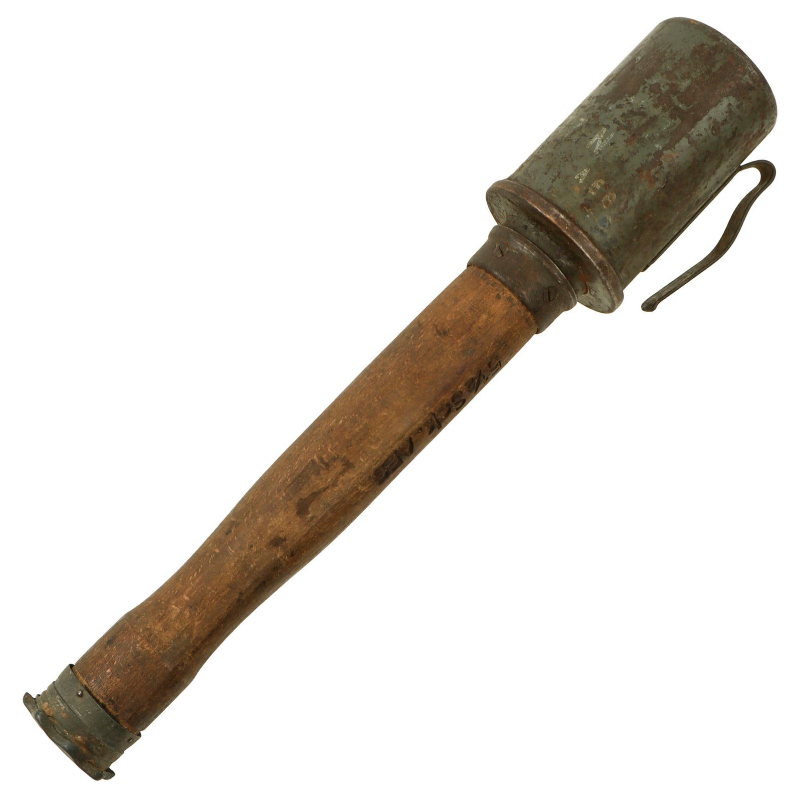 Original Imperial German WWI Inert M1917 Stick Grenade - Stielhandgranate M17 - Dated January 1917