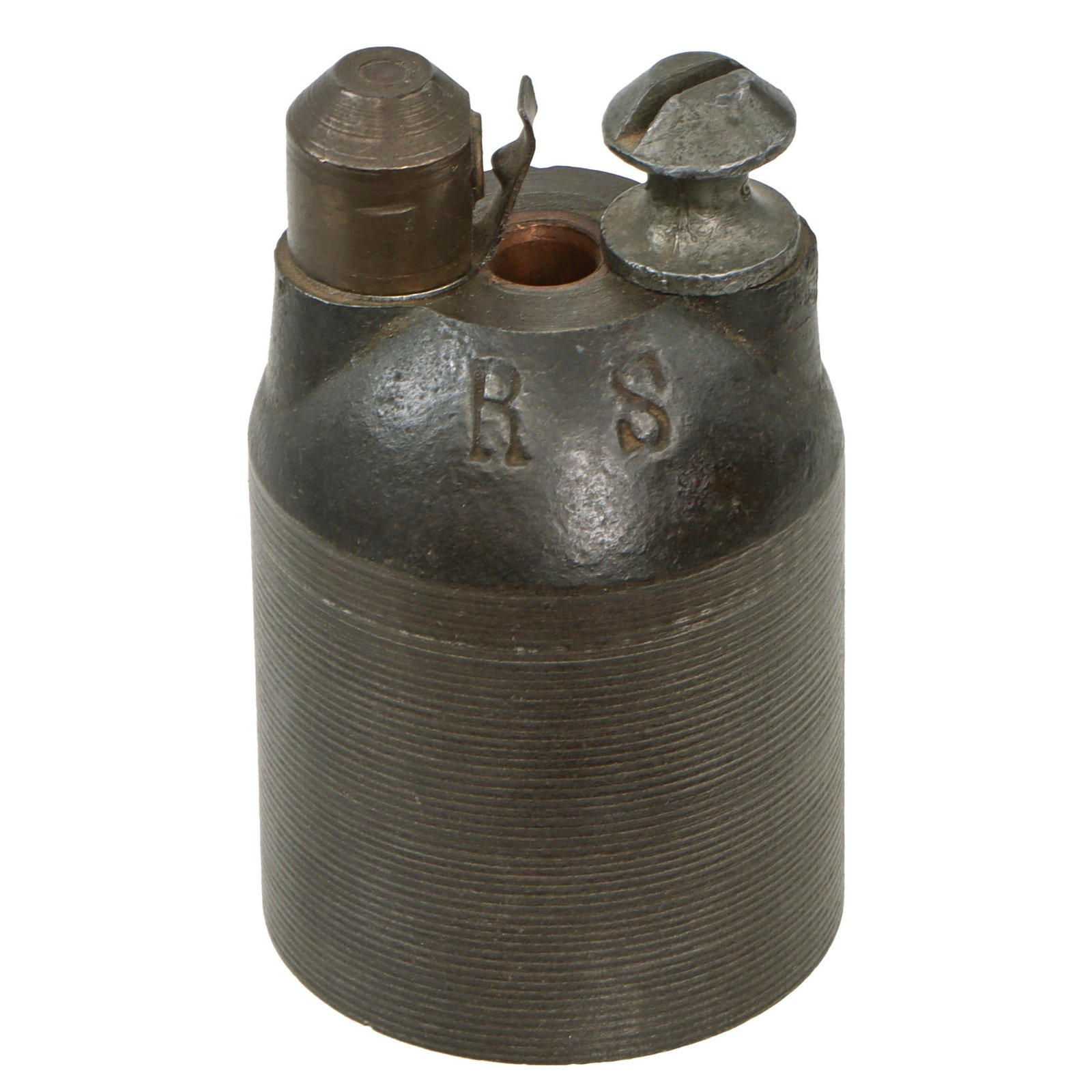 Original Rare French WWI & WWII Viven-Bessière “VB” Rifle Fragmentation Grenade - Excellent - Inert