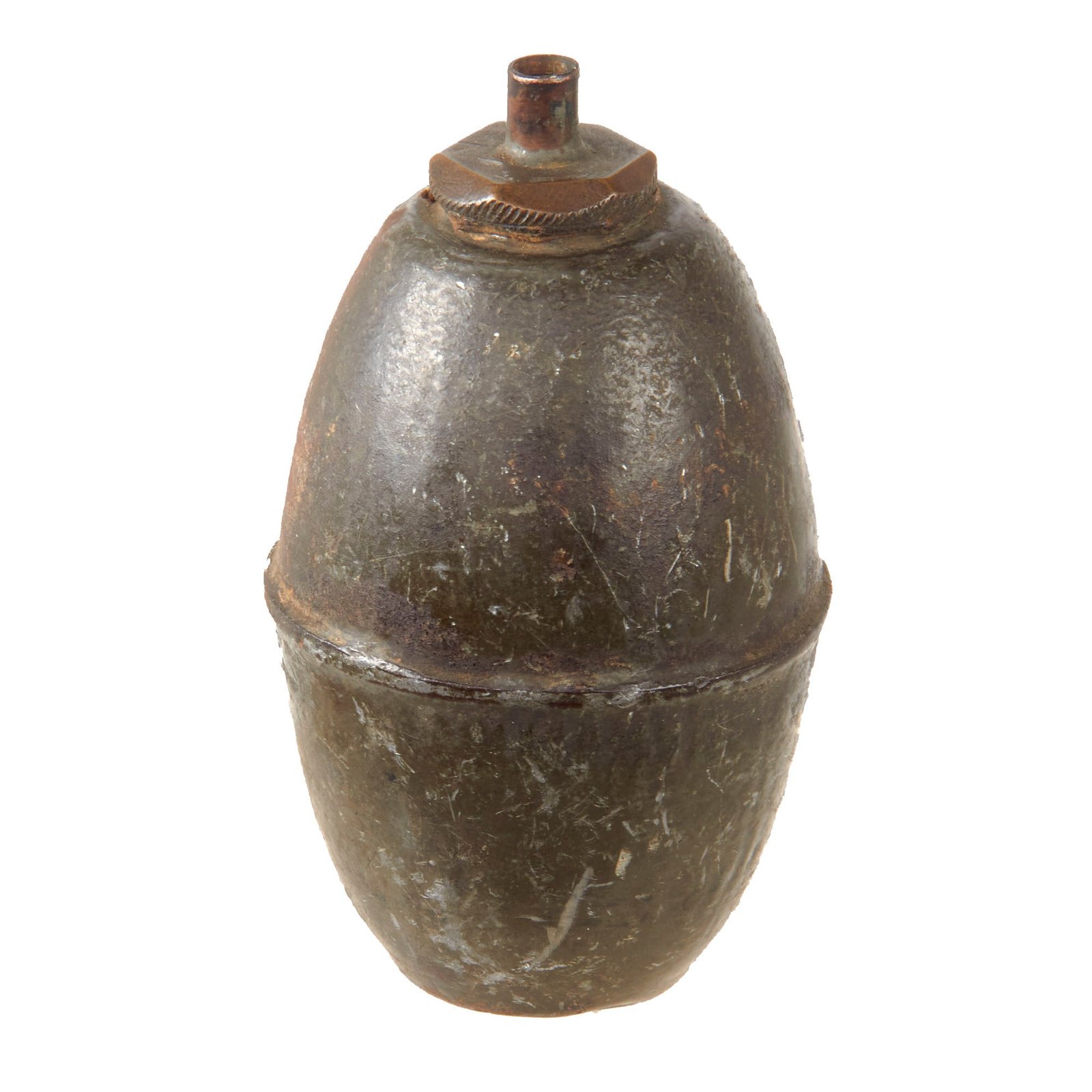 Original French WWI Inert Suffocante Lacrymogene Mle 1916 Automatique Chemical Grenade