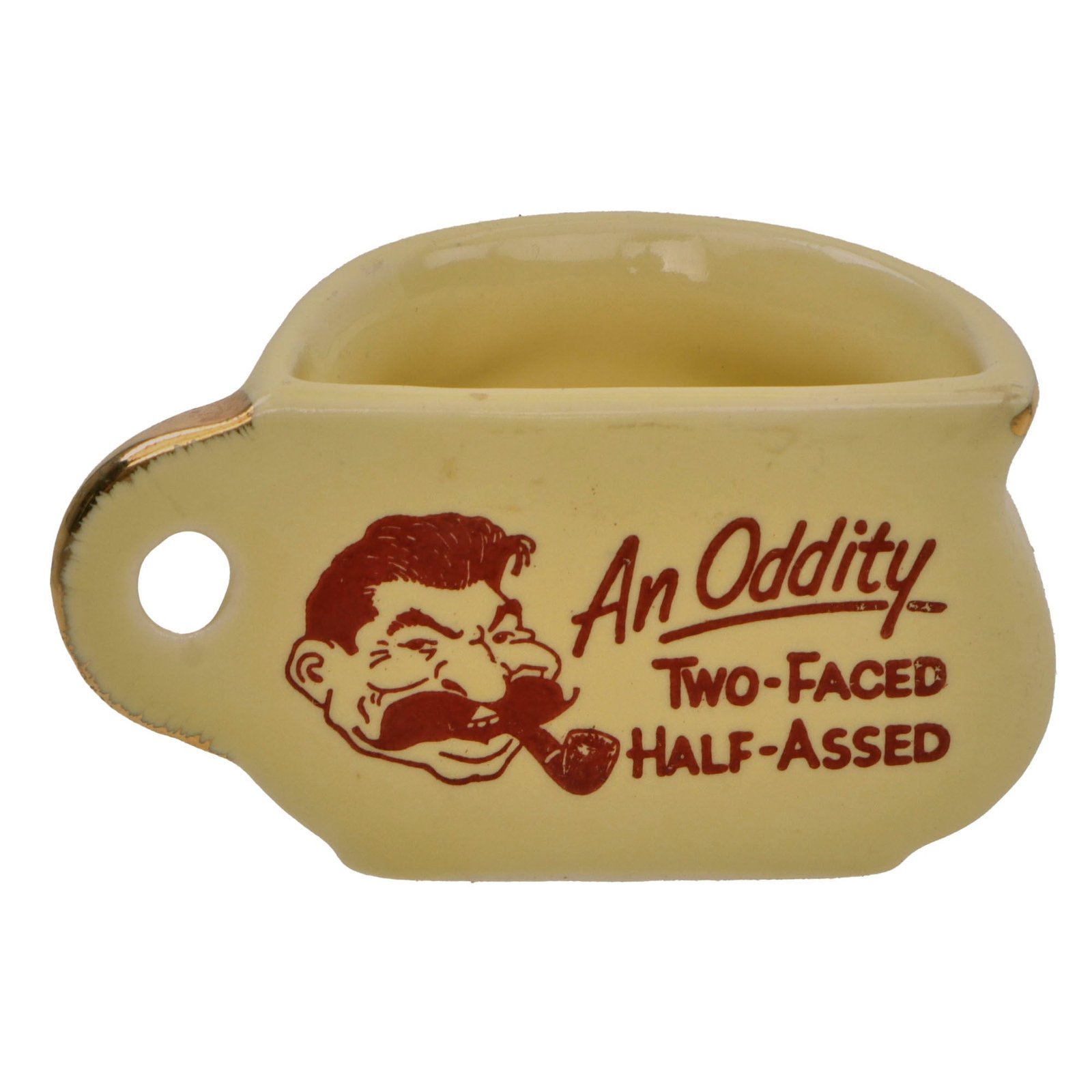 Original U.S. WWII Homefront Anti-Soviet “To My Half Ass Friend” Stalin Oddity Chamber Pot