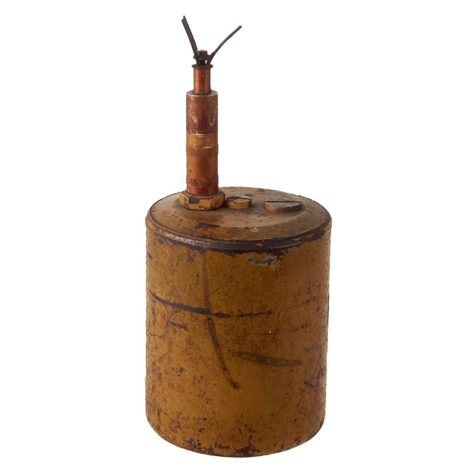 Original WWII German 1944-Dated Bouncing Betty SMi-44 S-Mine with Shrapnel and Pressure Fuse - Extremely Rare Late War Variant