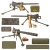 Original U.S. WWII Browning .30 Caliber M1919A4 Display Machine Gun with 1942 Dated Complete Tripod and Dummy Ammo Belt