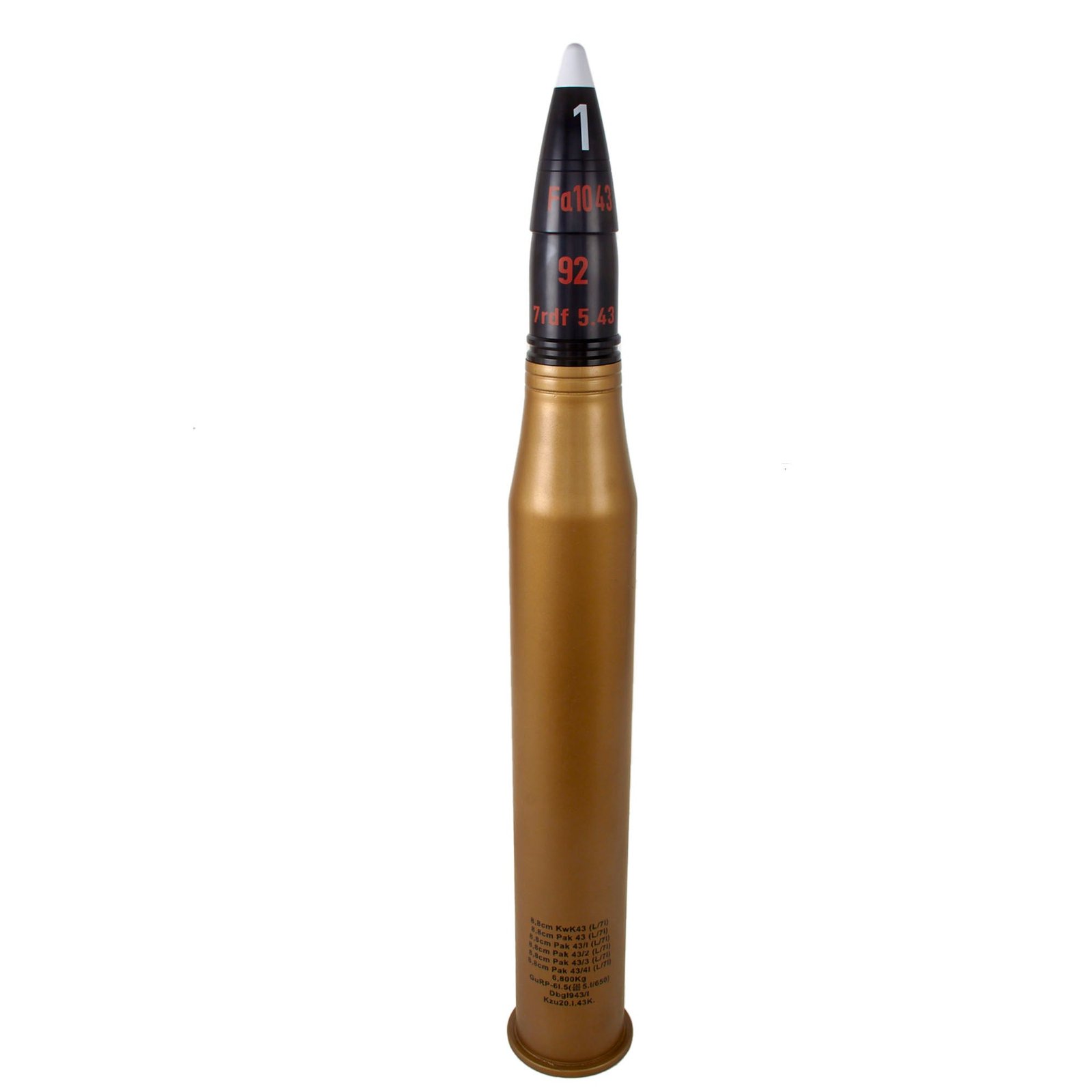 Museum Quality Replica German MC123 88 Air Defense Weapon Round & Casing with Replicated Markings by Armae