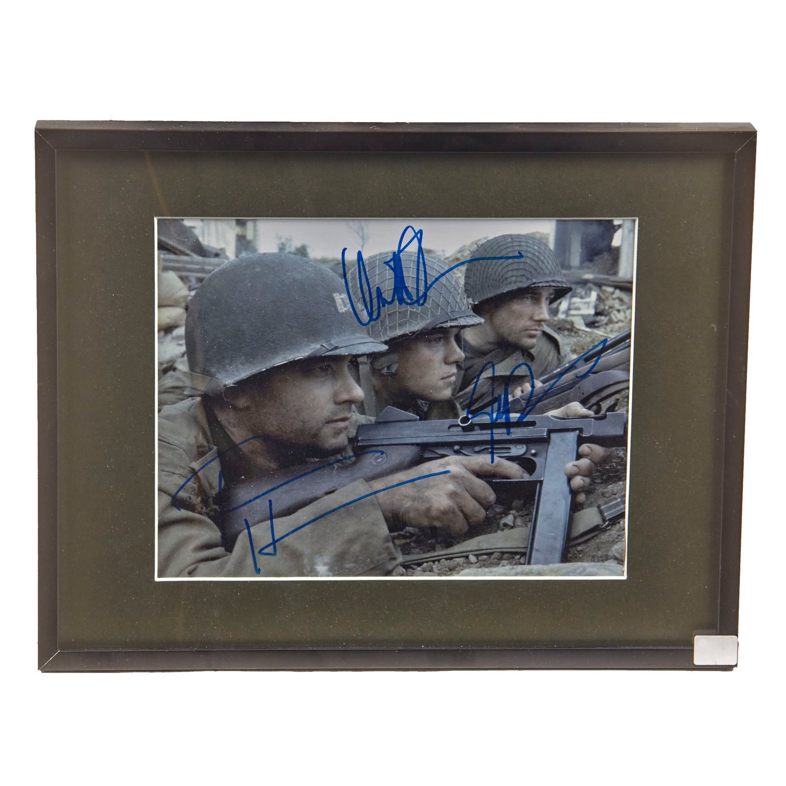 Original U.S. Framed “Saving Private Ryan” Photo Signed by Tom Hanks, Edward Burns & Matt Damon - 11 ¼ x 14 ¼”