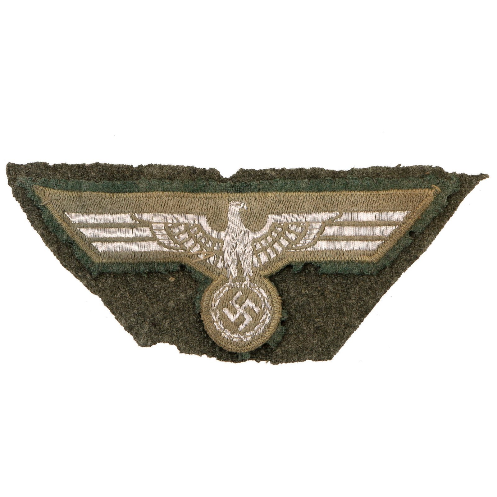 Original German WWII Heer Army M35 Waffenrock Uniform Tunic Cutoff Breast Eagle