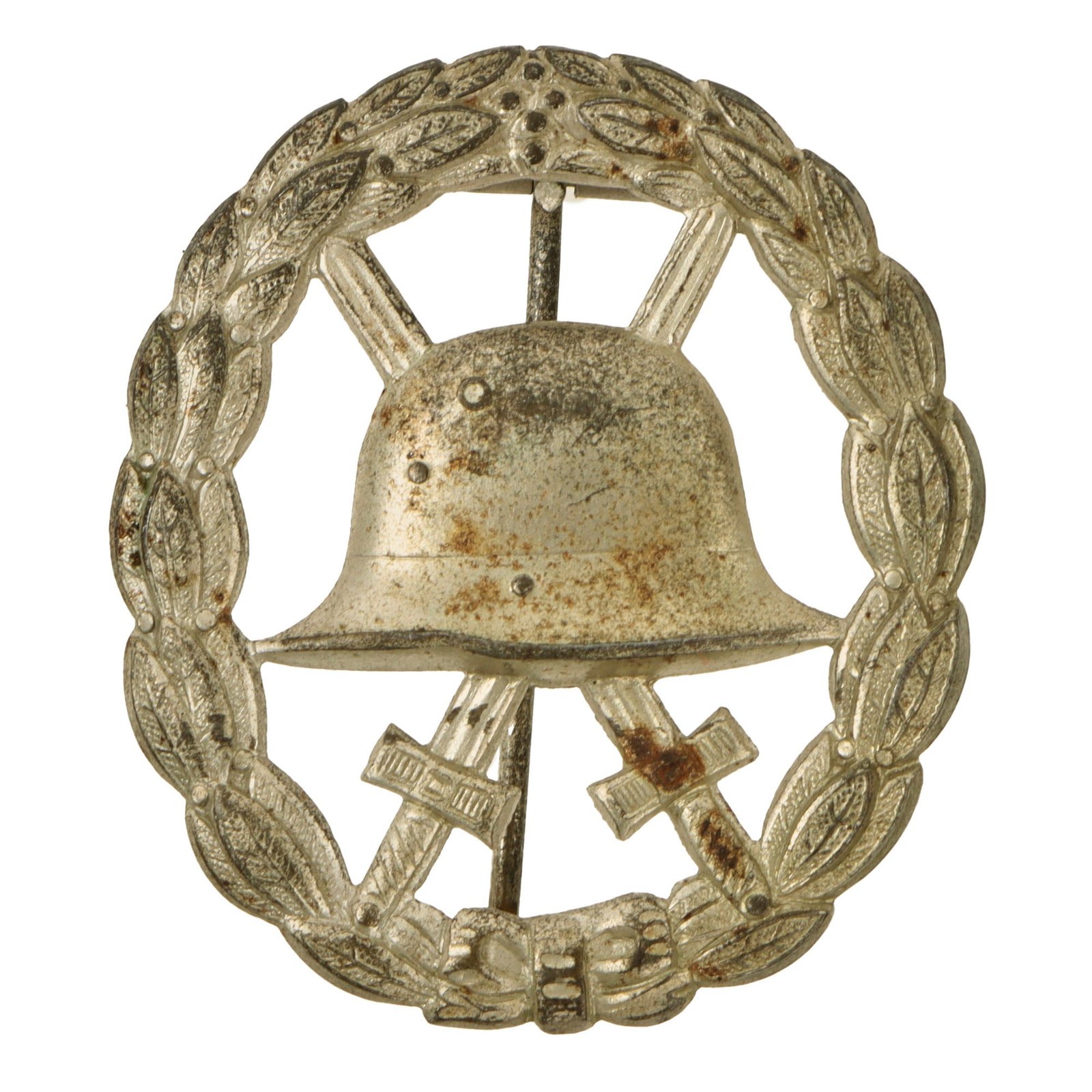 Original Imperial German WWI Cut-Out Silver Wound Badge - Verwundetenabzeichen in Silber