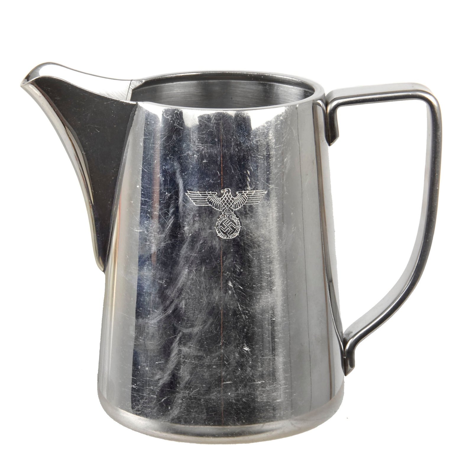 Original German WWII Schloss Klessheim Pattern 70cl. Silver Pitcher by August Wellner & Söhne SILWELLO