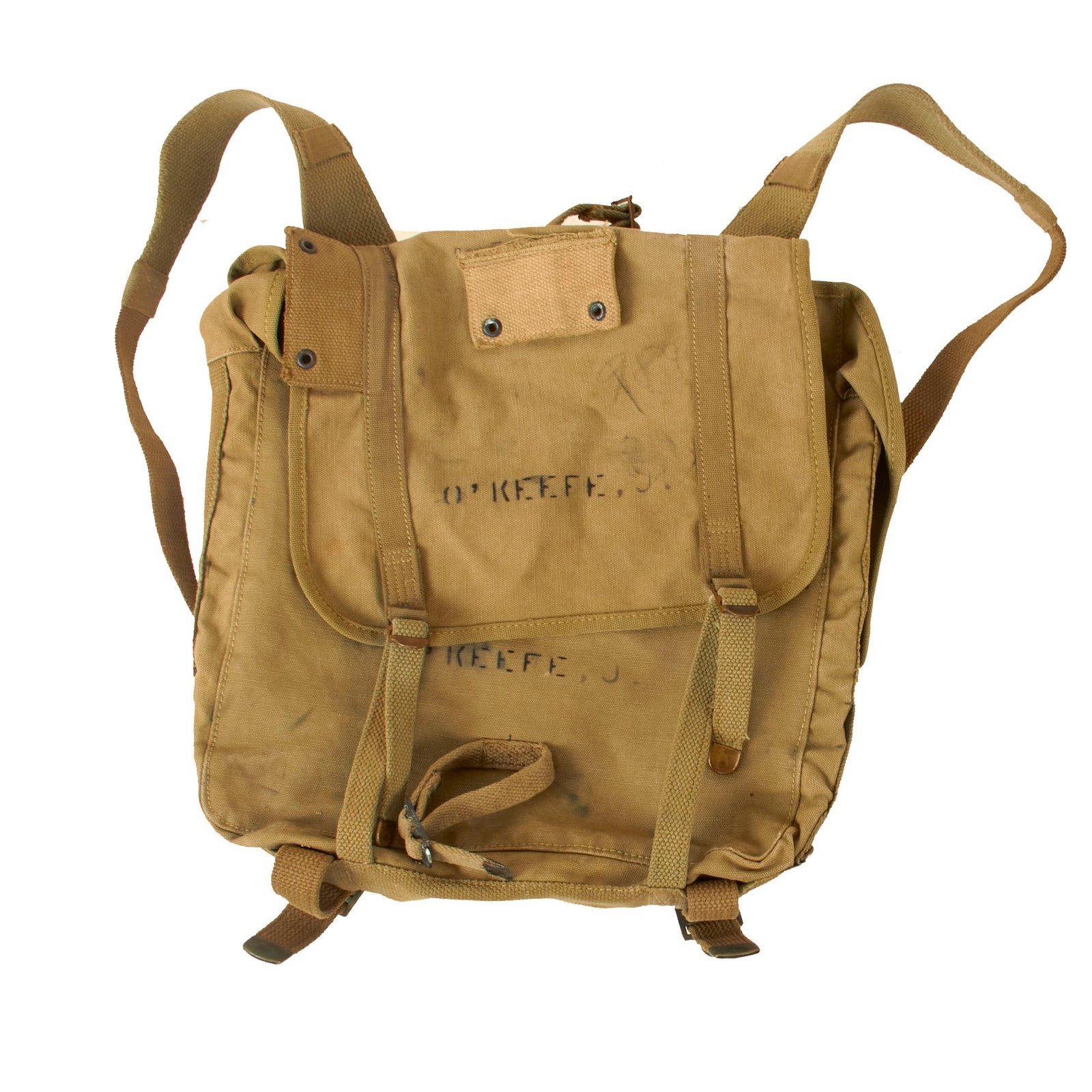 Original U.S. WWII US Marine Corps Named P41 Upper Pack by Boyt - Dated 1944