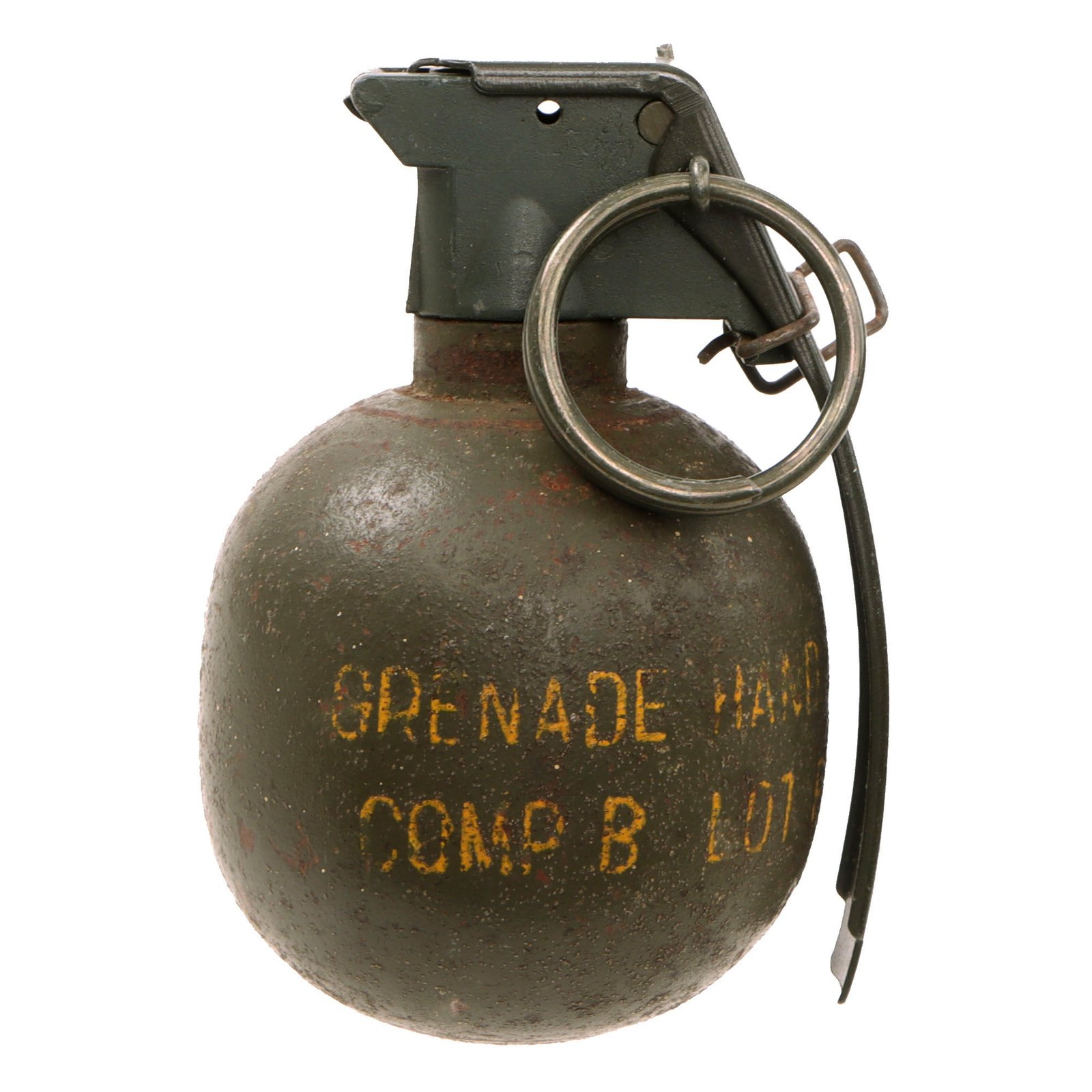 Original South Korean Cold War Era Inert K400 Grenade with Fuze - Rare