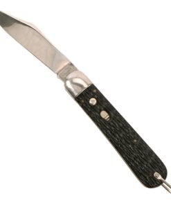 Original U.S. WWII Style Korean War Airborne Schrade Walden NY M2 Pocket Knife with Bail
