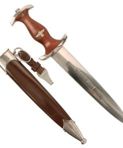 Original German WWII Excellent 1938 Dated Transitional SA Dagger by J.A. Henckels with Scabbard and Hanger - RZM M7/10