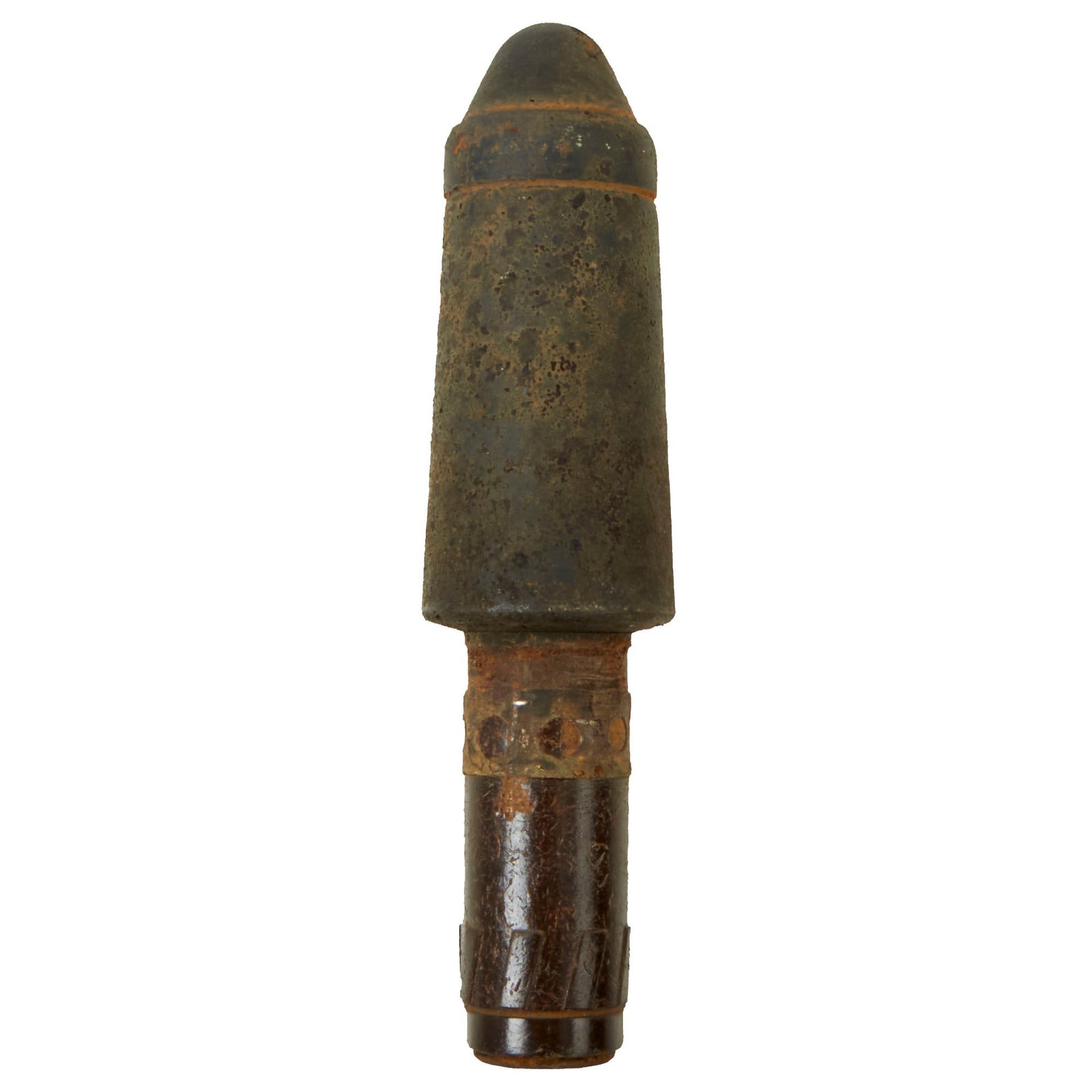 Buy Original German WWII Inert 98k Rifle Schießbecher Anti-Tank Grenade - Große Gewehrpanzergranate | Original Firearms Antique For Sale