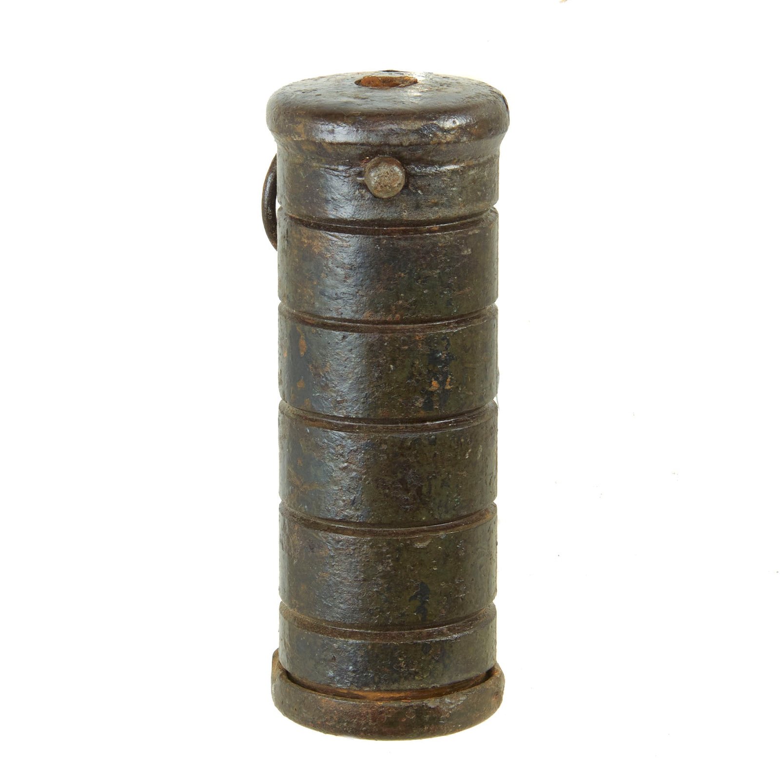 Buy Original Austro-Hungarian WWI Swiss-made Inert Cylinder Hand Grenade - Zylindergranate | Original Firearms Antique For Sale