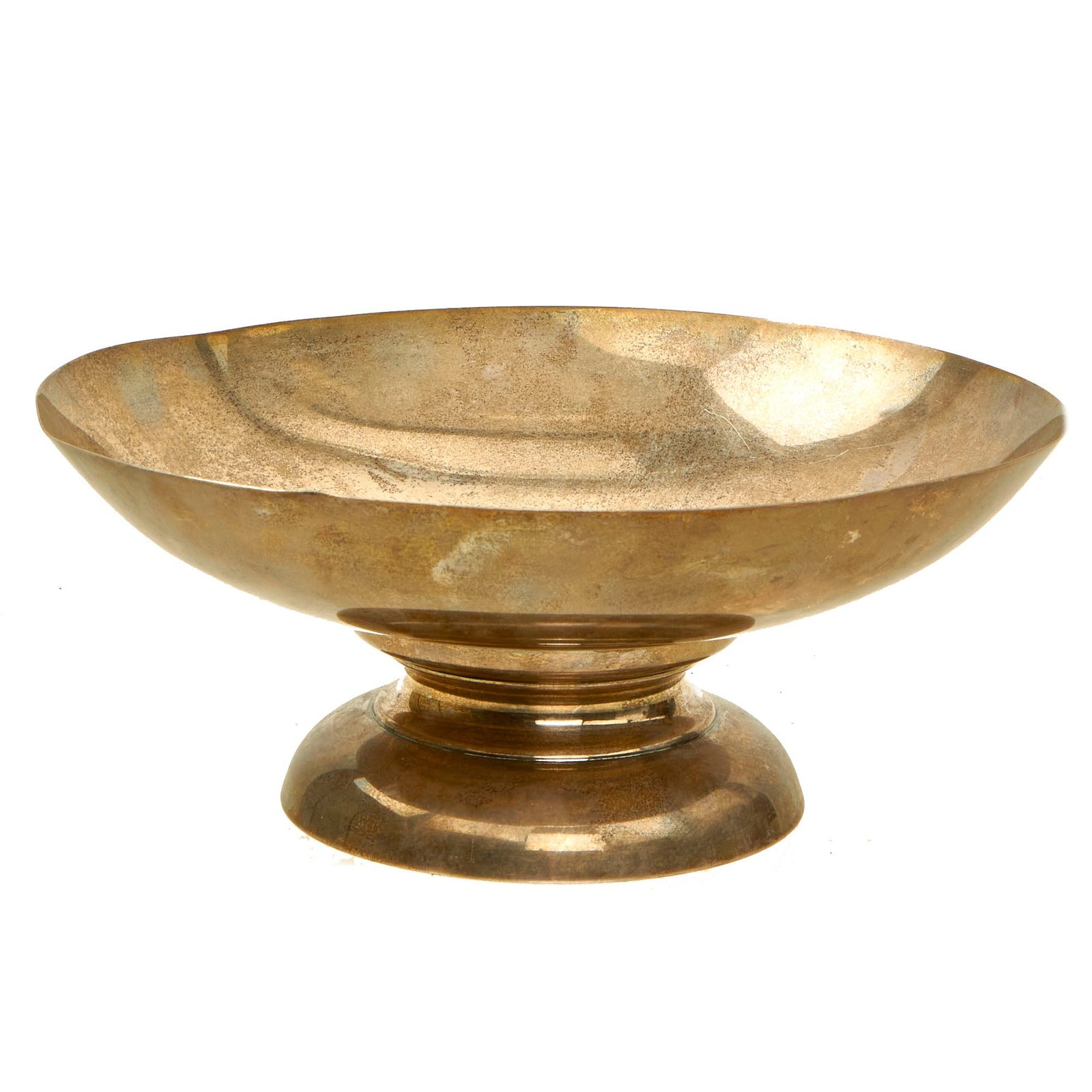 Buy Original U.S. WWII U.S. Navy Submarine Launch Sterling Silver Presentation Bowl by Ellmore - U.S.S. Thornback | Original Firearms Antique For Sale