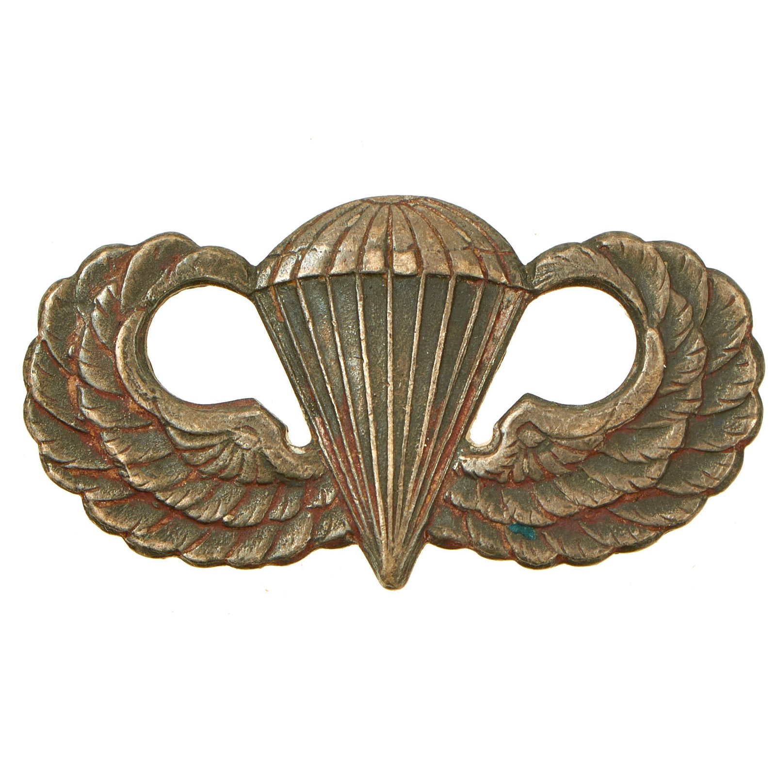 Buy Original U.S. WWII Australian Made Sterling Silver Airborne Jump Wings by Angus & Coote of Sydney | Original Firearms Antique For Sale