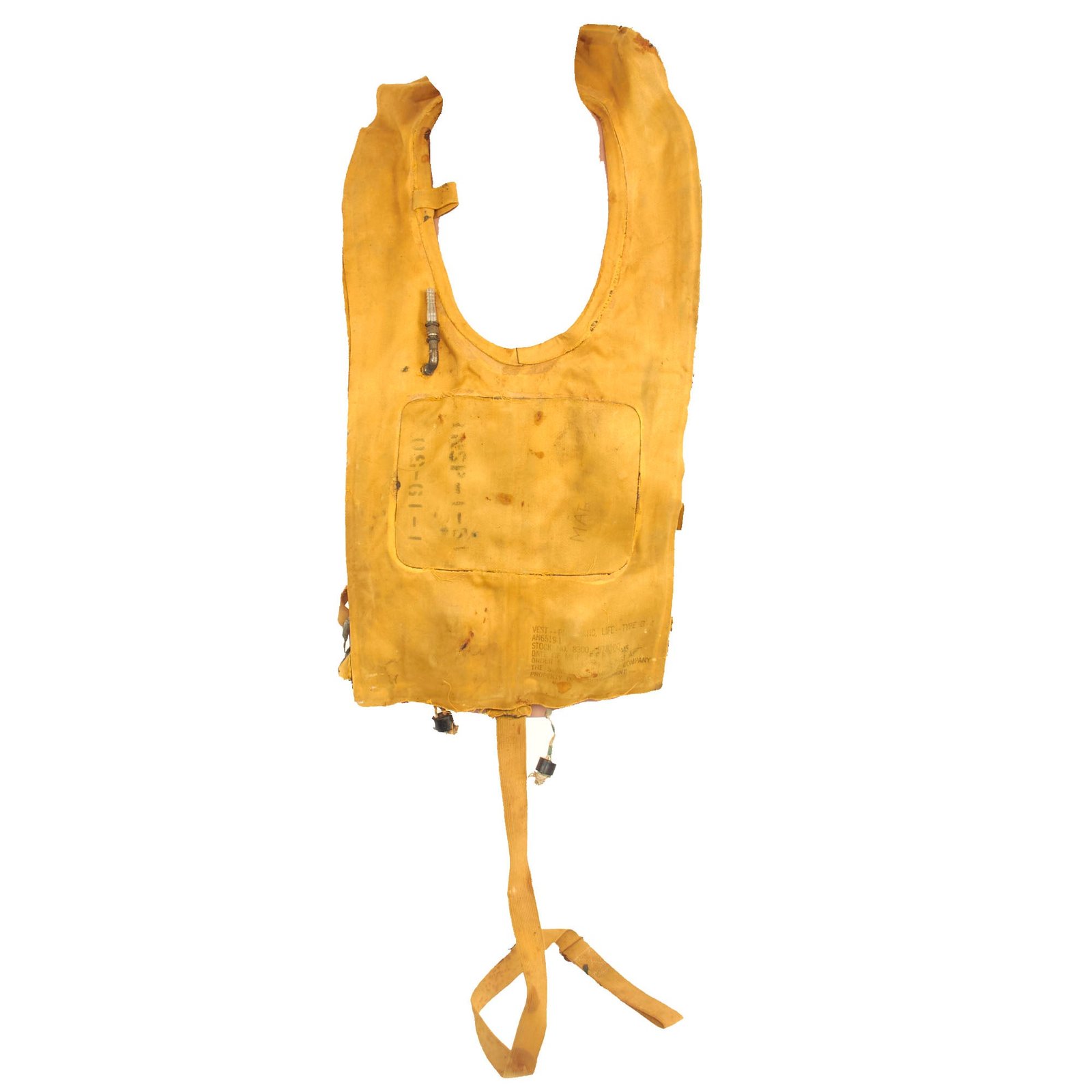 Buy Original U.S. WWII USAAF Mae West Pneumatic Life Vest by the Seamless Rubber Company - Dated February 1945 | Original Firearms Antique For Sale